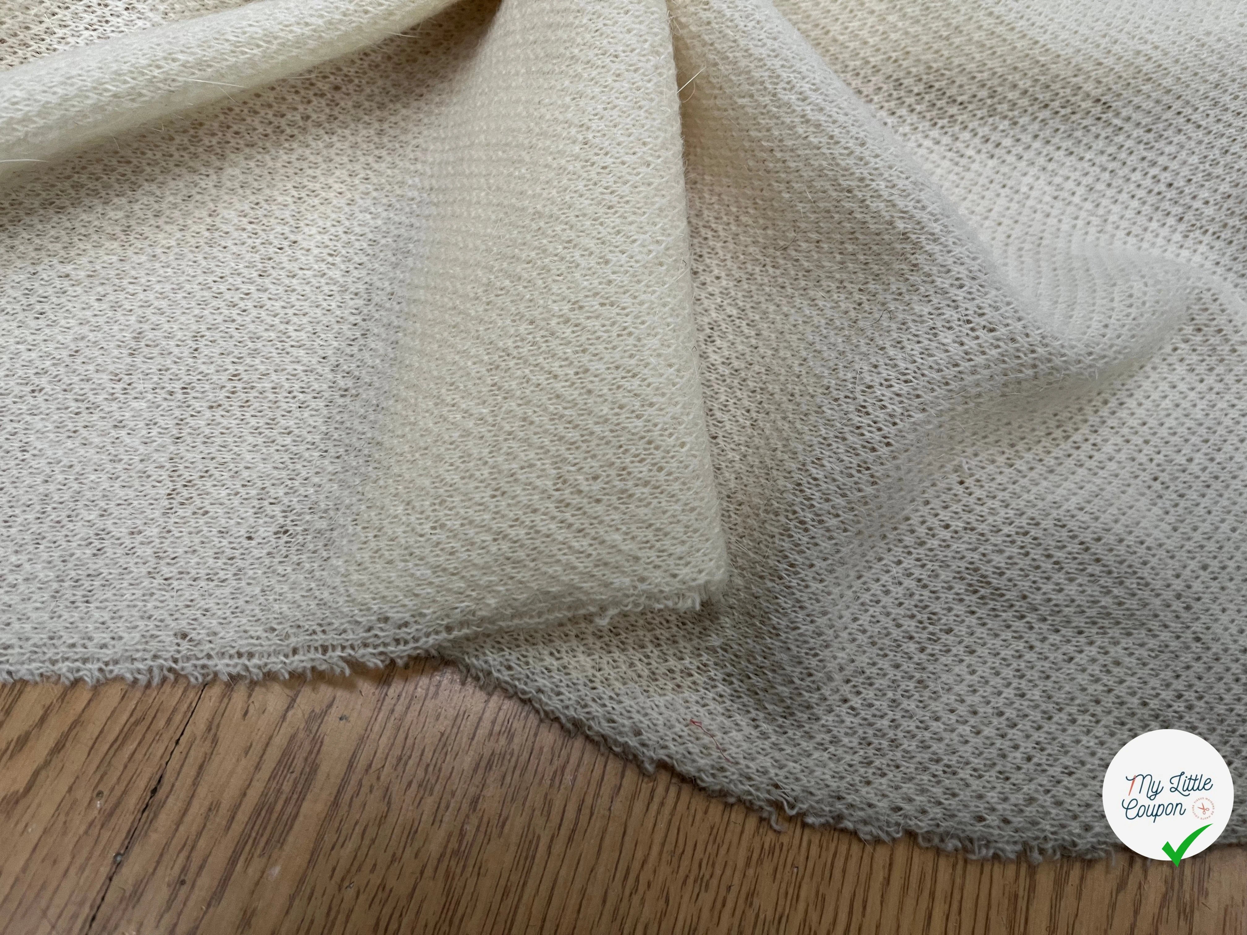 LAINAGE MANTEAU TRICOT LÉGER ÉCRU 125CM - My Little Coupon