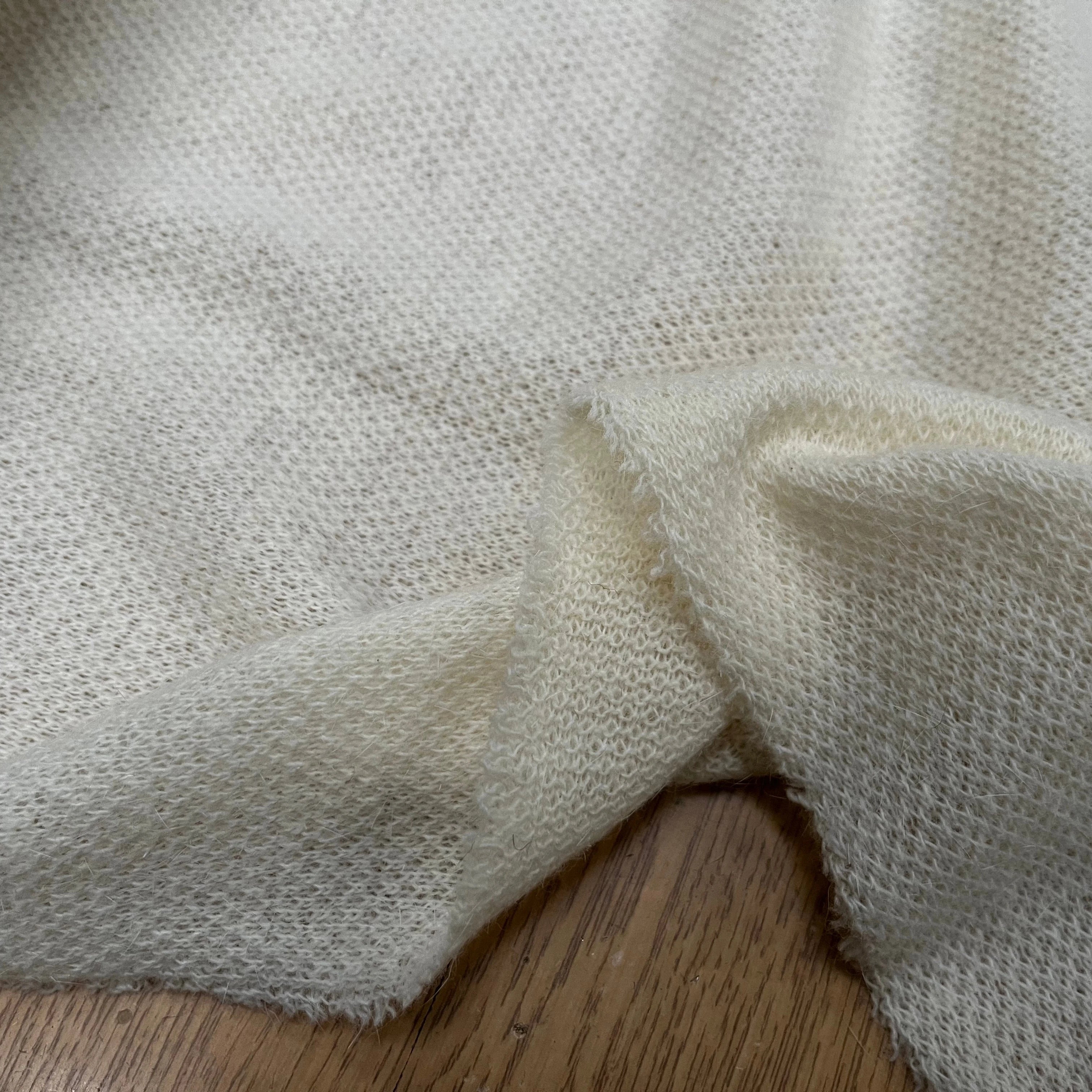 LAINAGE MANTEAU TRICOT LÉGER ÉCRU 125CM - My Little Coupon