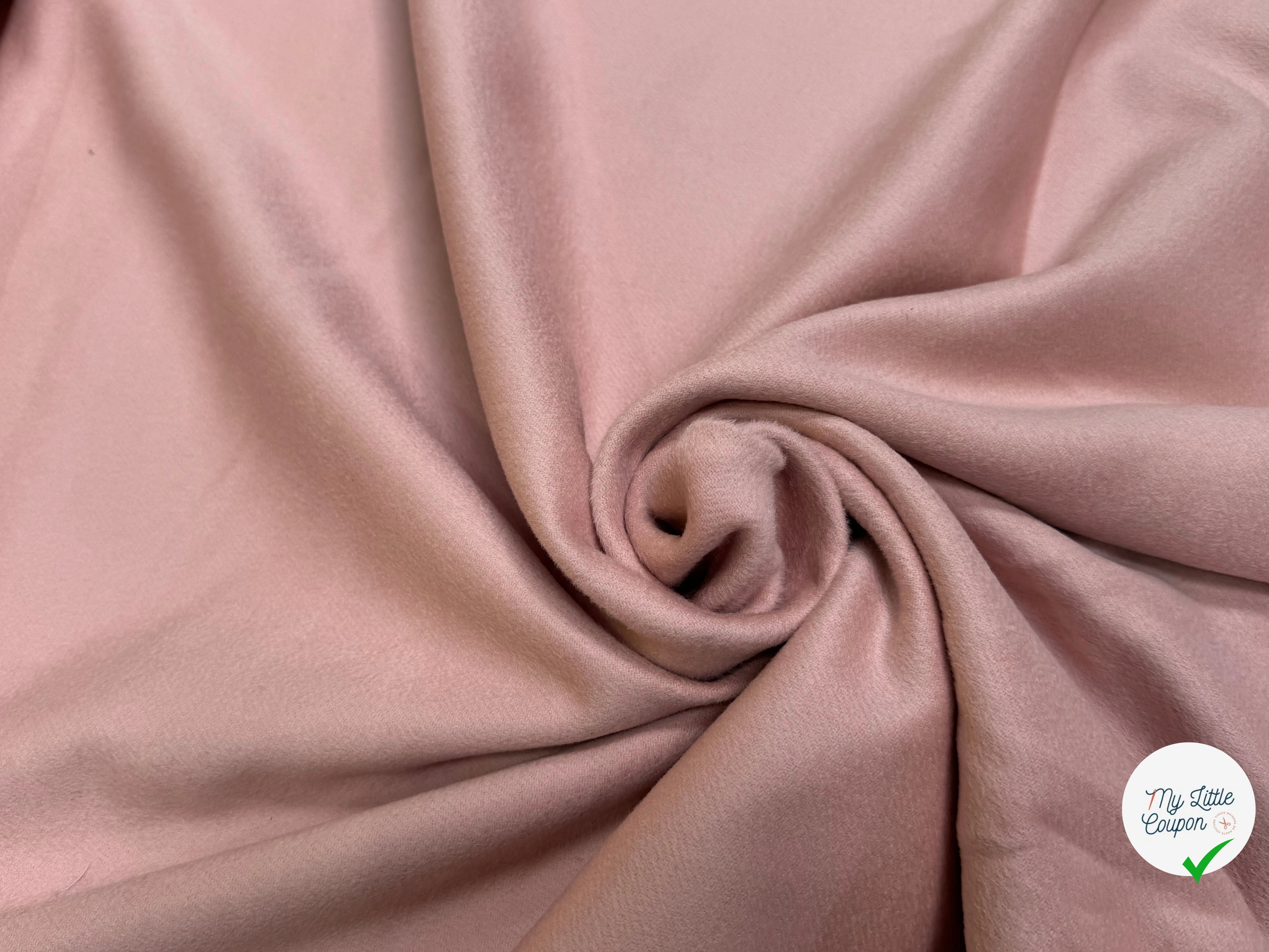 LAINAGE MANTEAU ULTRA DOUX ROSE PALE - My Little Coupon