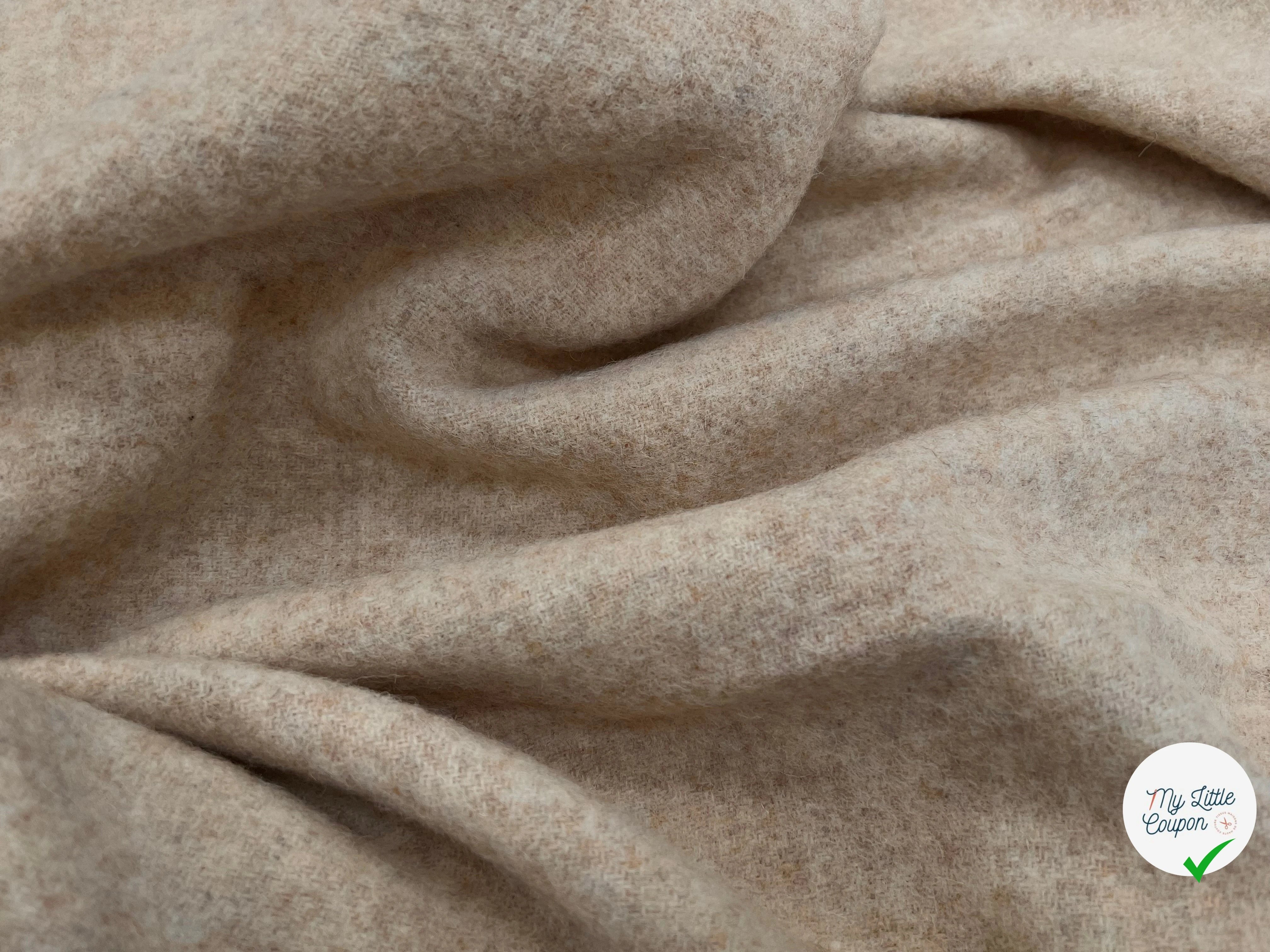 LAINAGE MANTEAU VANILA CHINÉ 100% LAINE 145CM - My Little Coupon