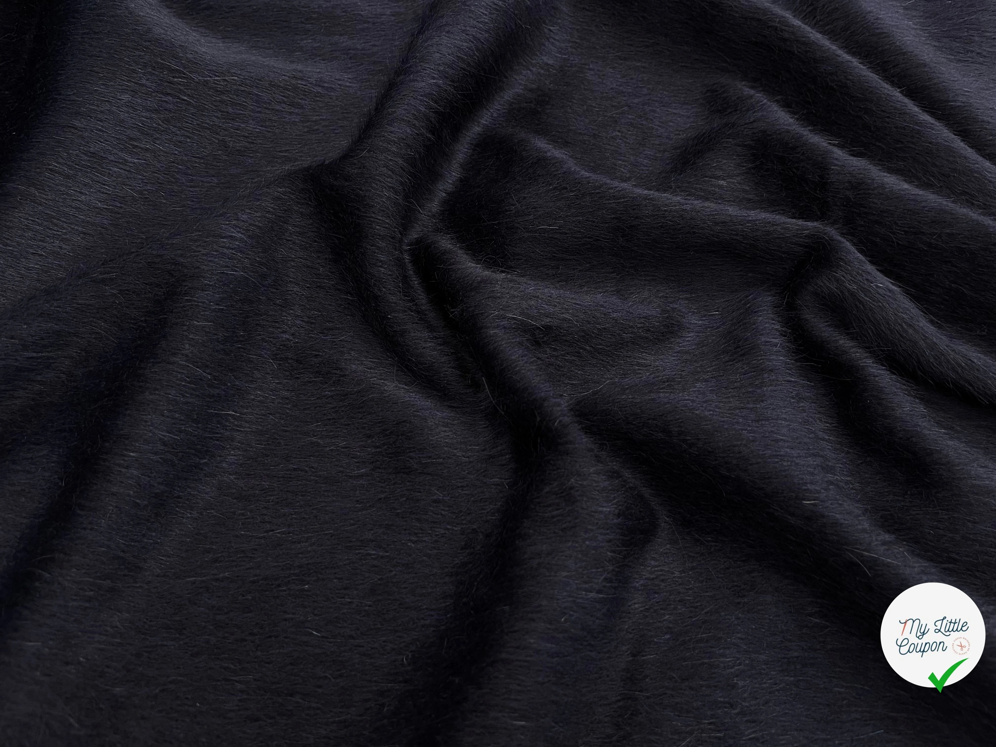 LAINAGE MOHAIR ALPAGA MARINE POIL - My Little Coupon