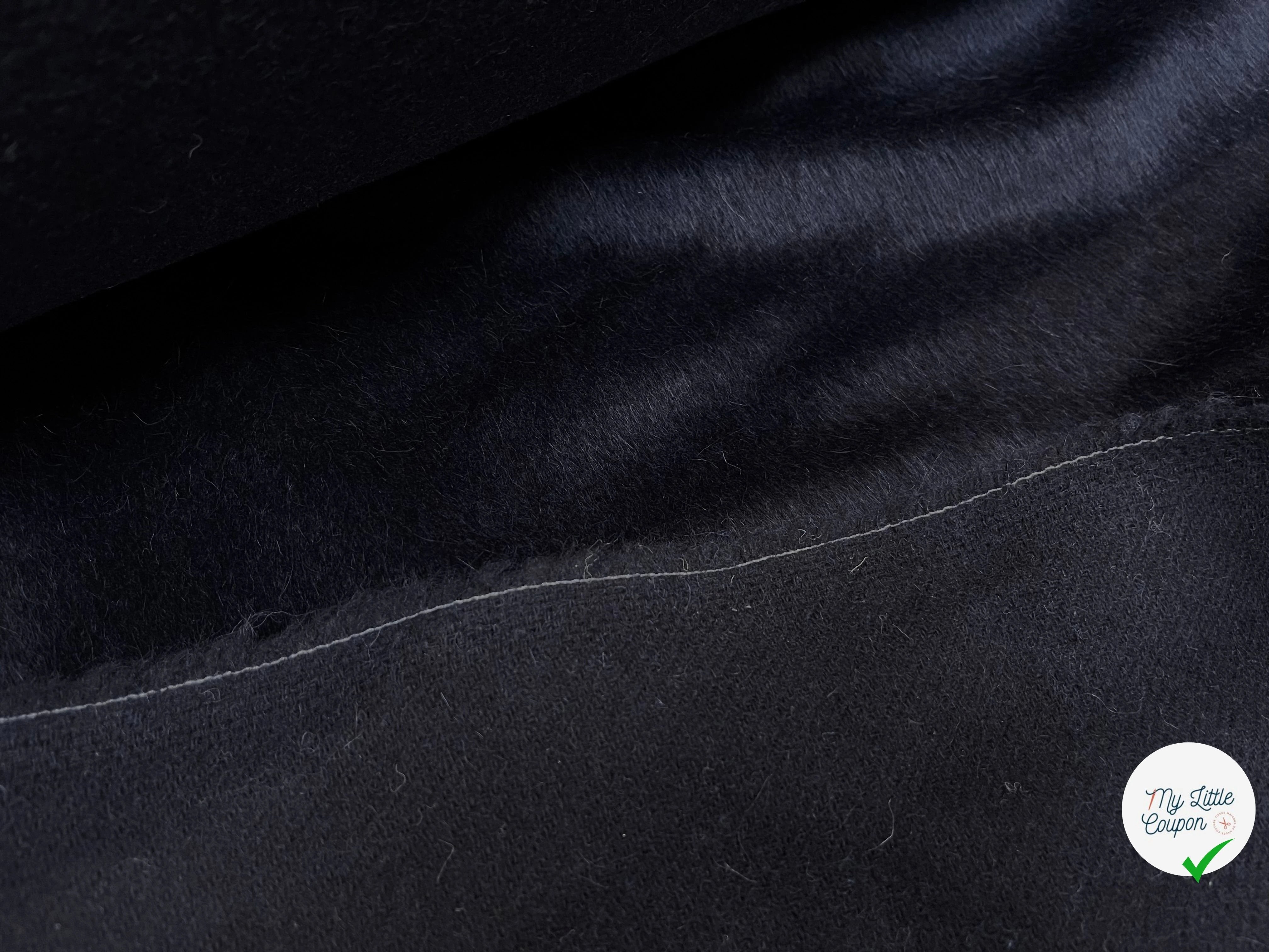 LAINAGE MOHAIR ALPAGA MARINE POIL - My Little Coupon