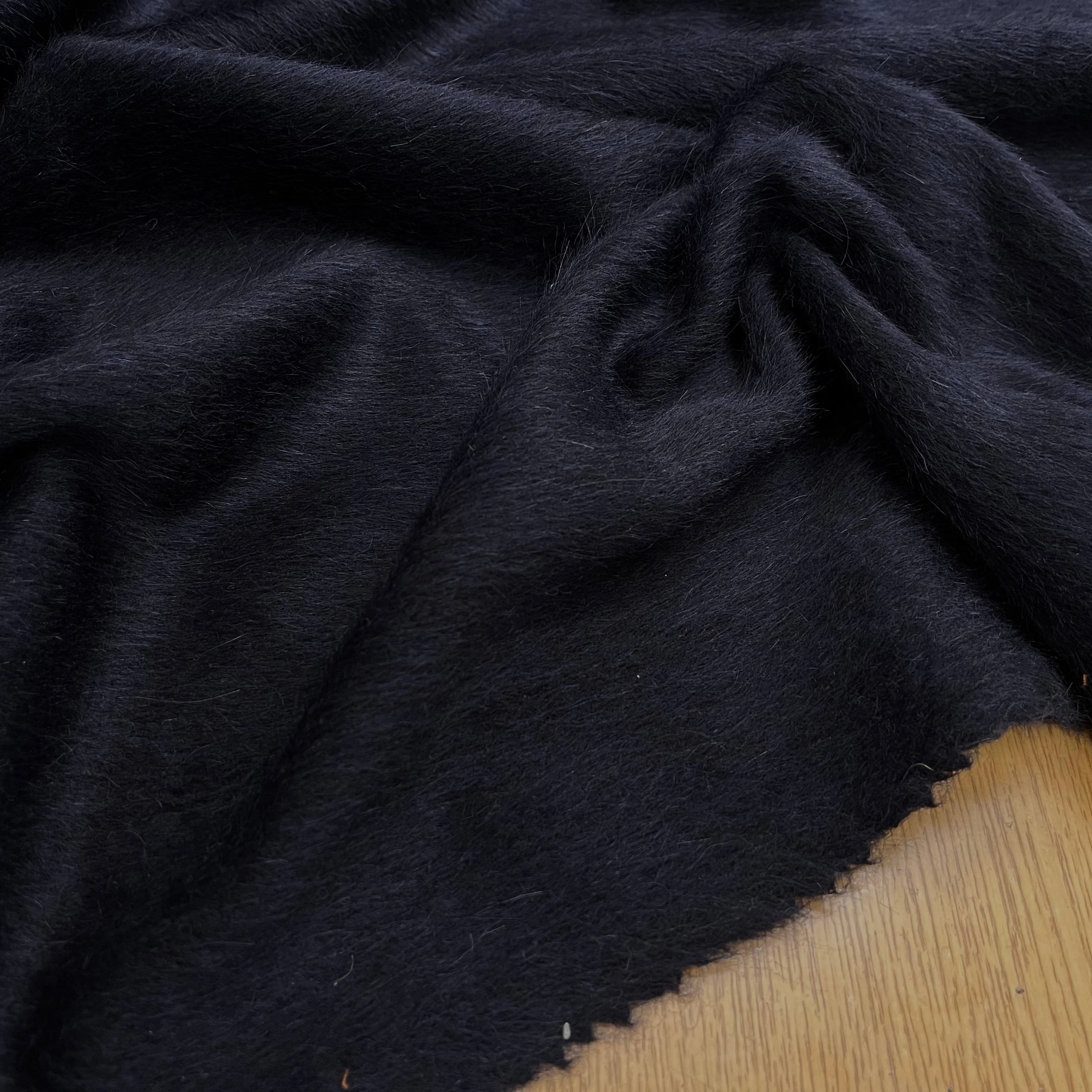 LAINAGE MOHAIR ALPAGA MARINE POIL - My Little Coupon