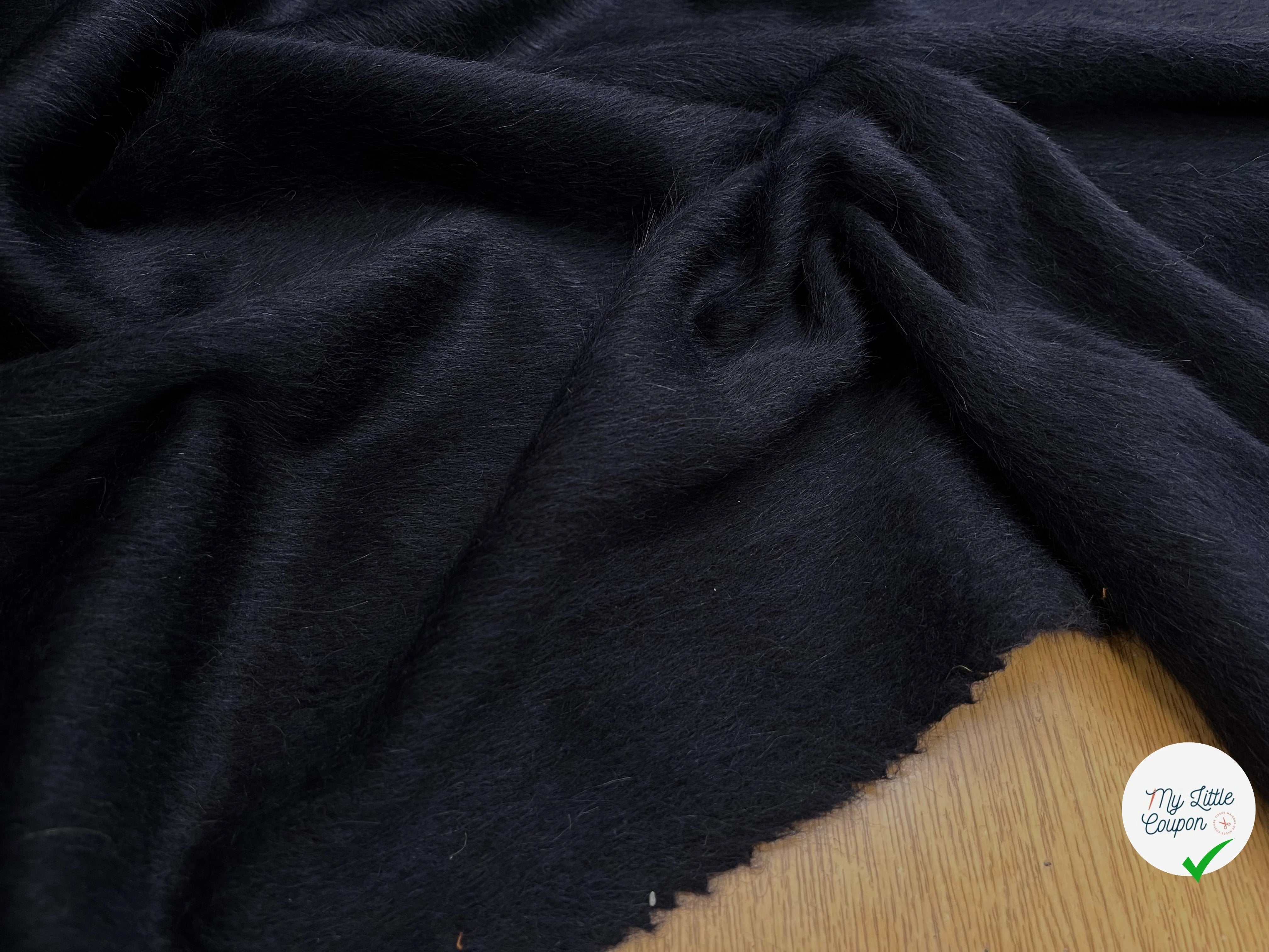 LAINAGE MOHAIR ALPAGA MARINE POIL - My Little Coupon