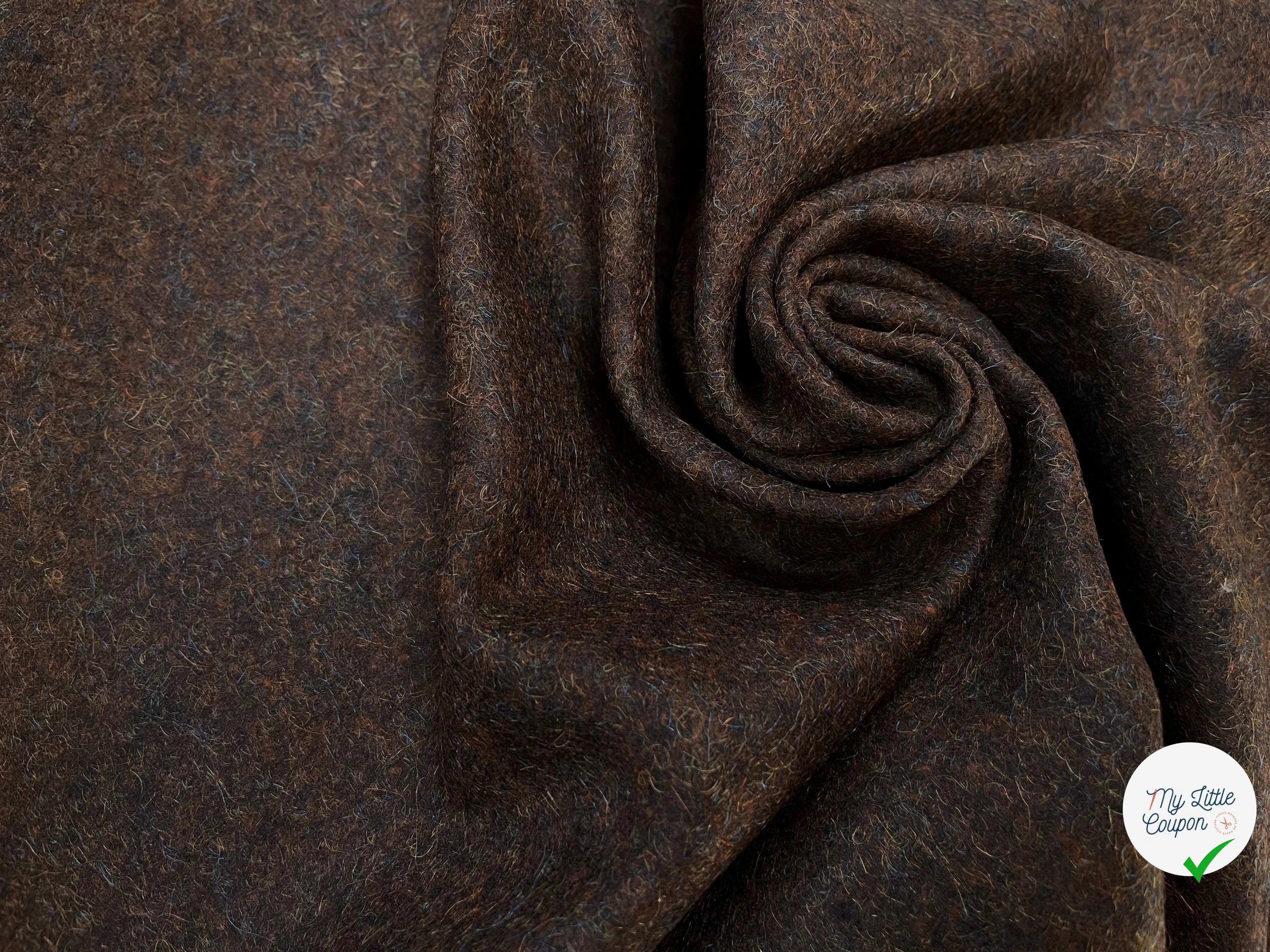 LAINAGE MOUCHETÉ MARRON - My Little Coupon