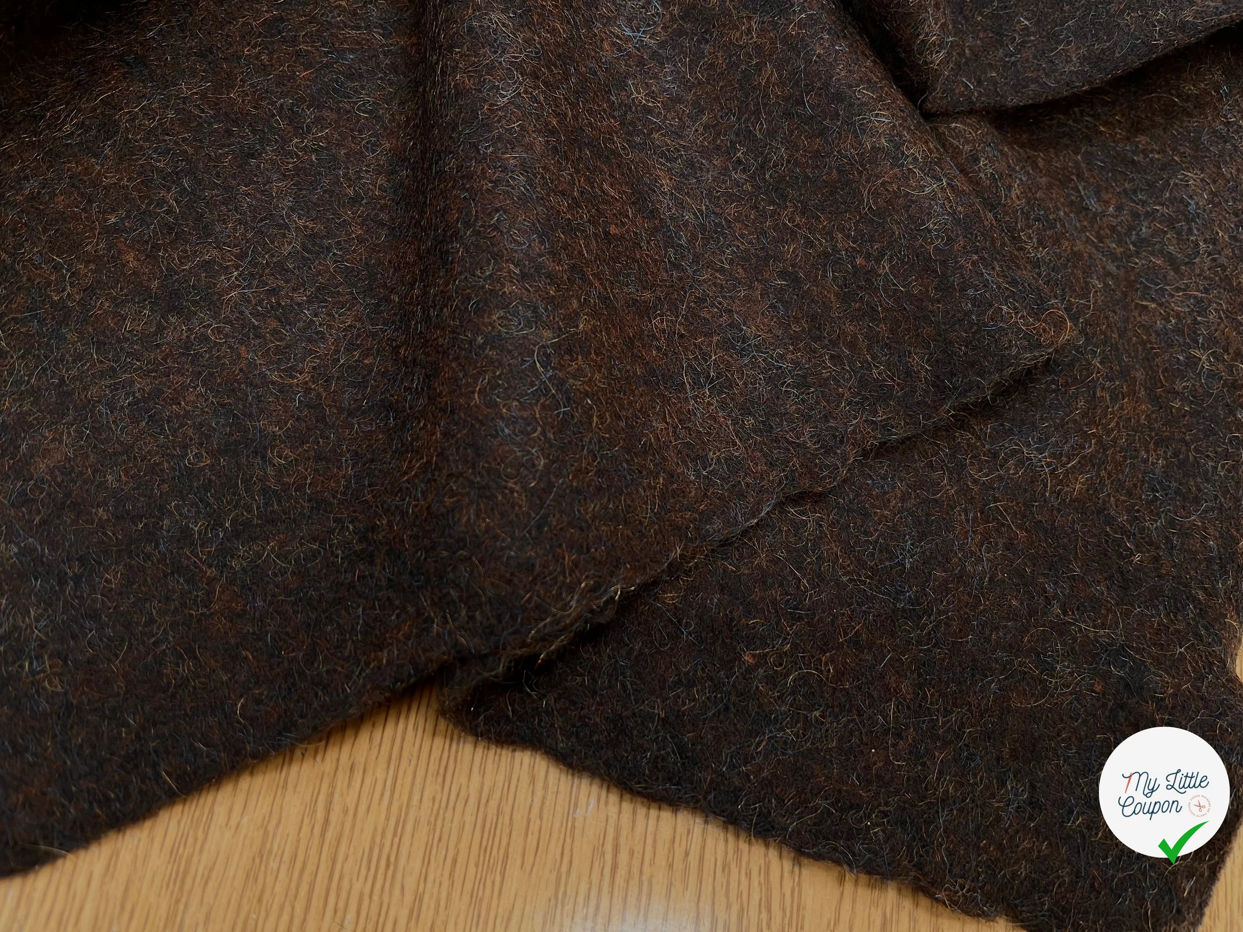 LAINAGE MOUCHETÉ MARRON - My Little Coupon