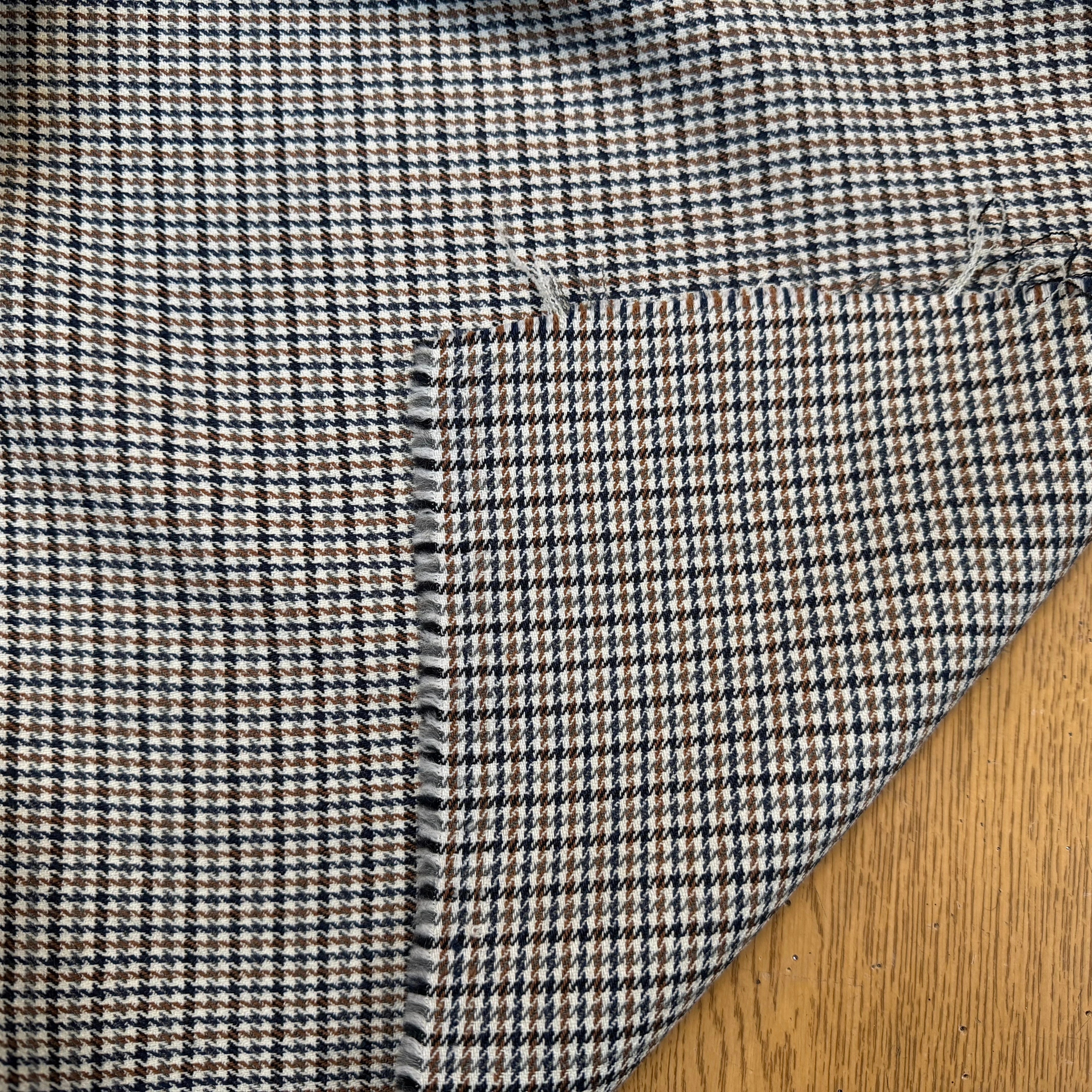 LAINAGE PIED DE POULE COULEUR AUTOMNE 51% LAINE VIERGE - My Little Coupon