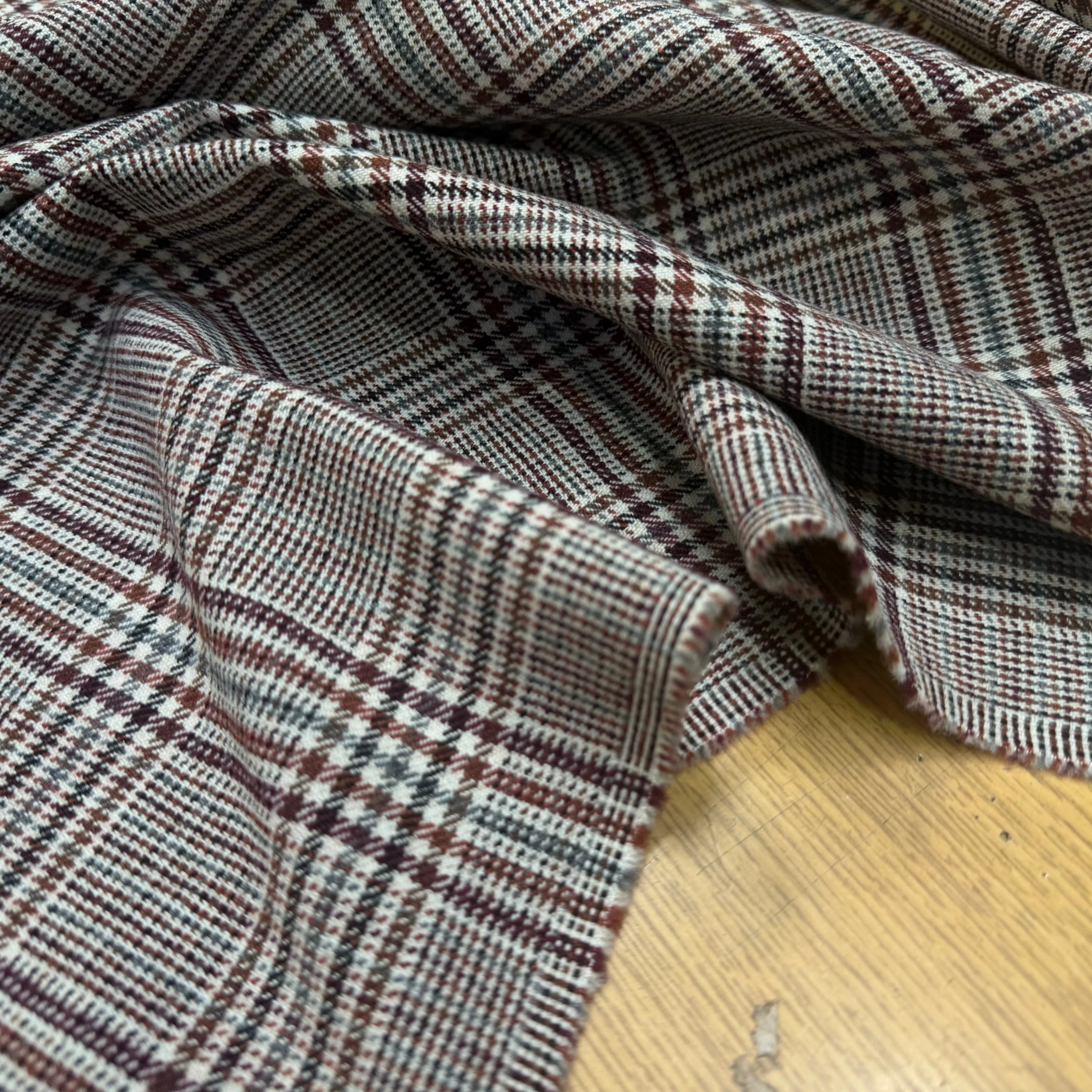 LAINAGE PRINCE DE GALLES COULEURS D'AUTOMNE - My Little Coupon