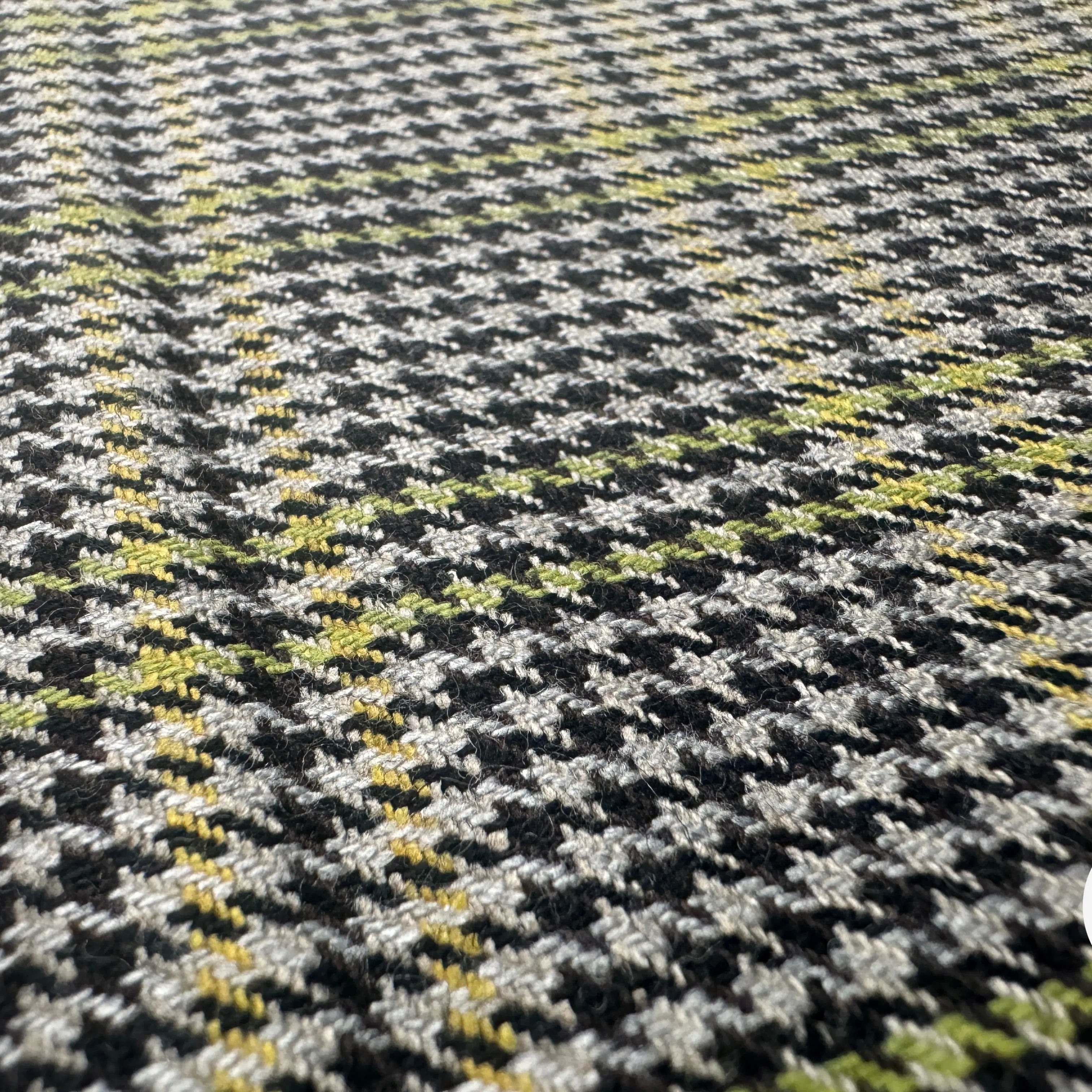 LAINAGE SOUPLE PIED DE POULE CARREAU JAUNE - My Little Coupon