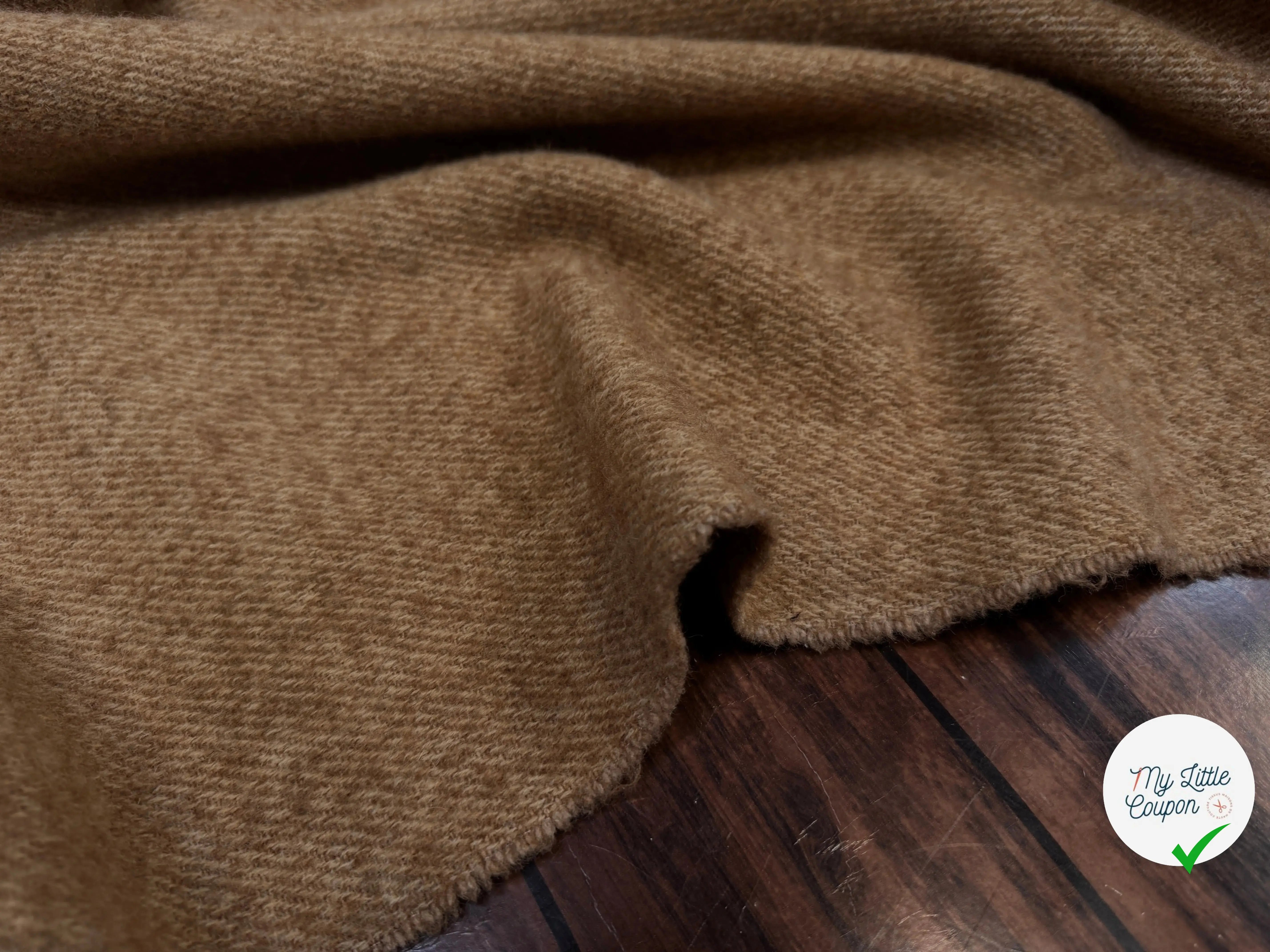 LAINAGE STRIÉ MARTINI CAMEL 67% LAINE VIERGE - My Little Coupon