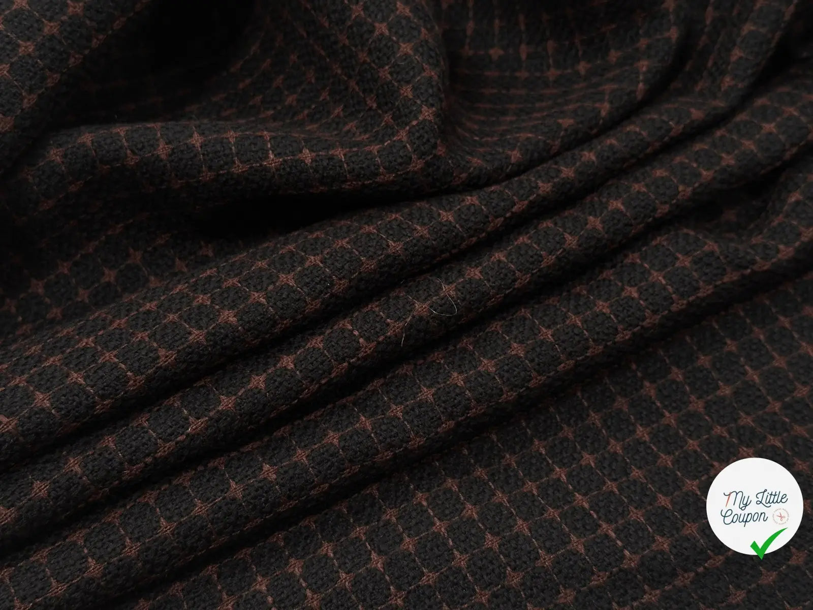 LAINAGE TAILLEUR DE PRINTEMPS QUADRILLÉ BICOLORE - My Little Coupon - tissu - coudre