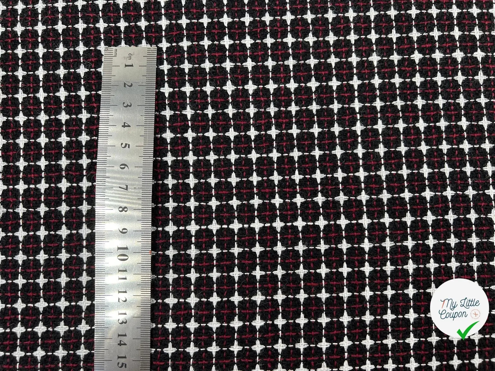 LAINAGE TAILLEUR NID D'ABEILLES ROYALES 85% LAINE VIERGE - My Little Coupon - tissu - coudre