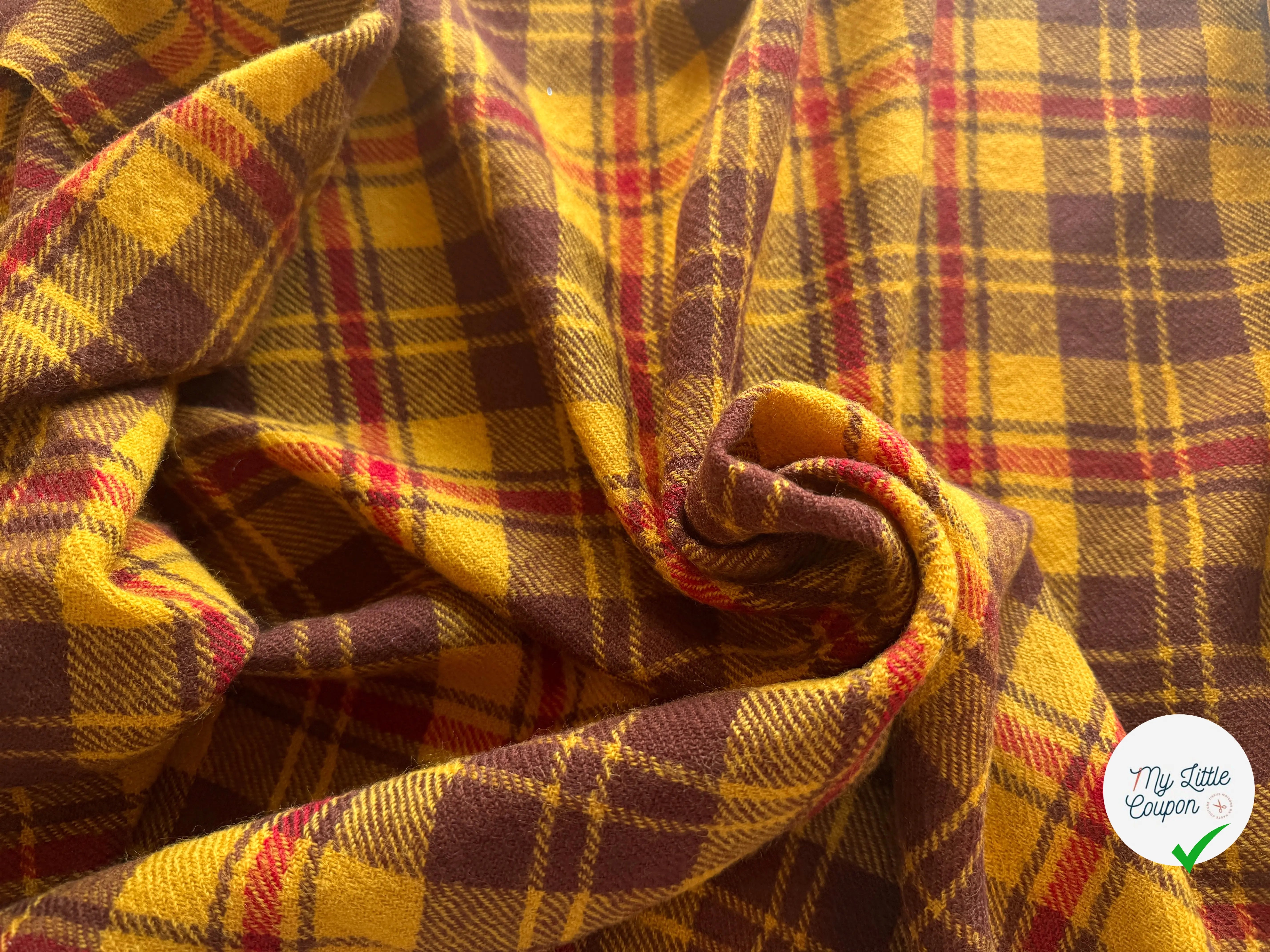 LAINAGE TARTAN 100% LAINE VIERGE - My Little Coupon
