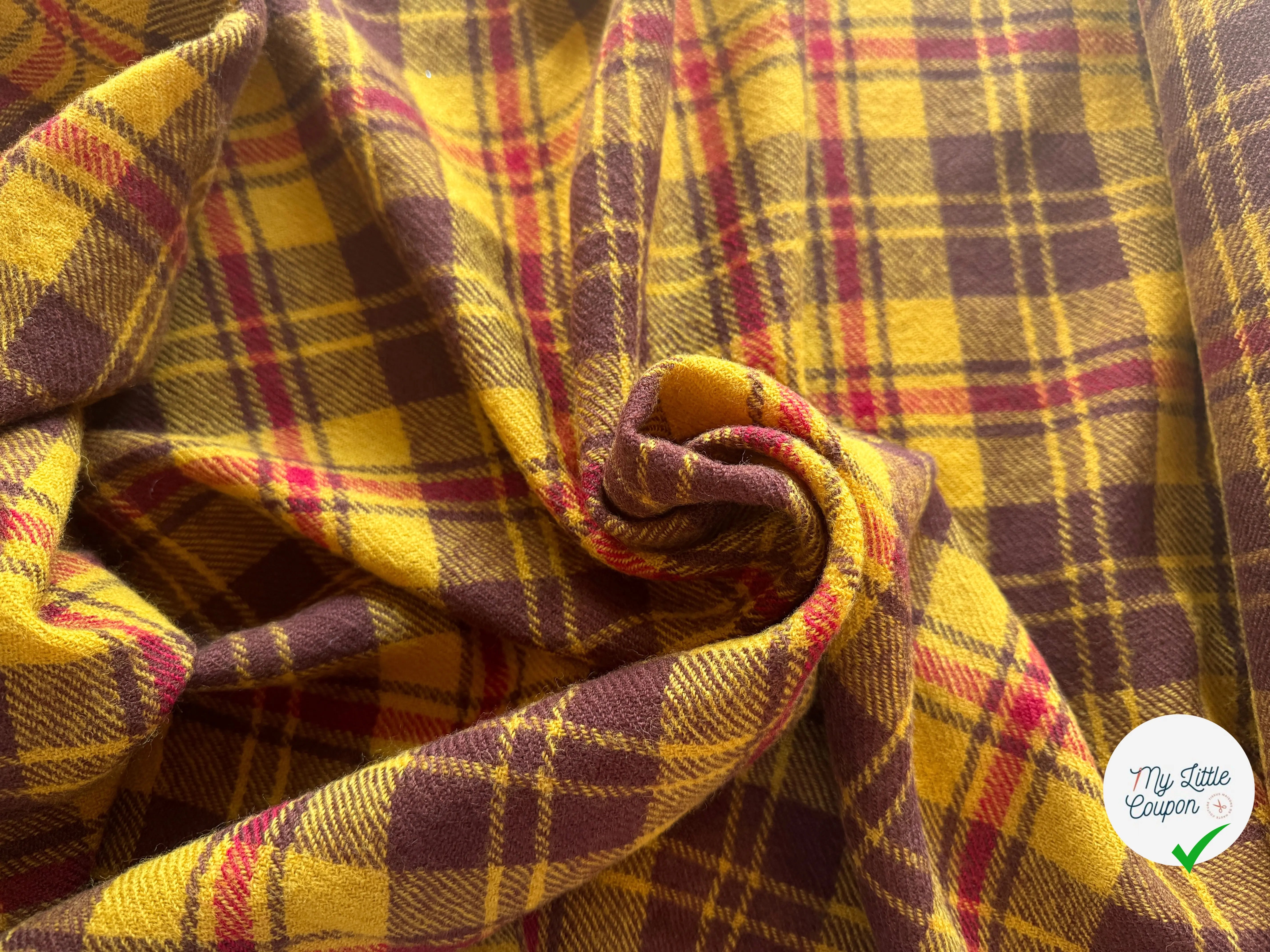 LAINAGE TARTAN 100% LAINE VIERGE - My Little Coupon
