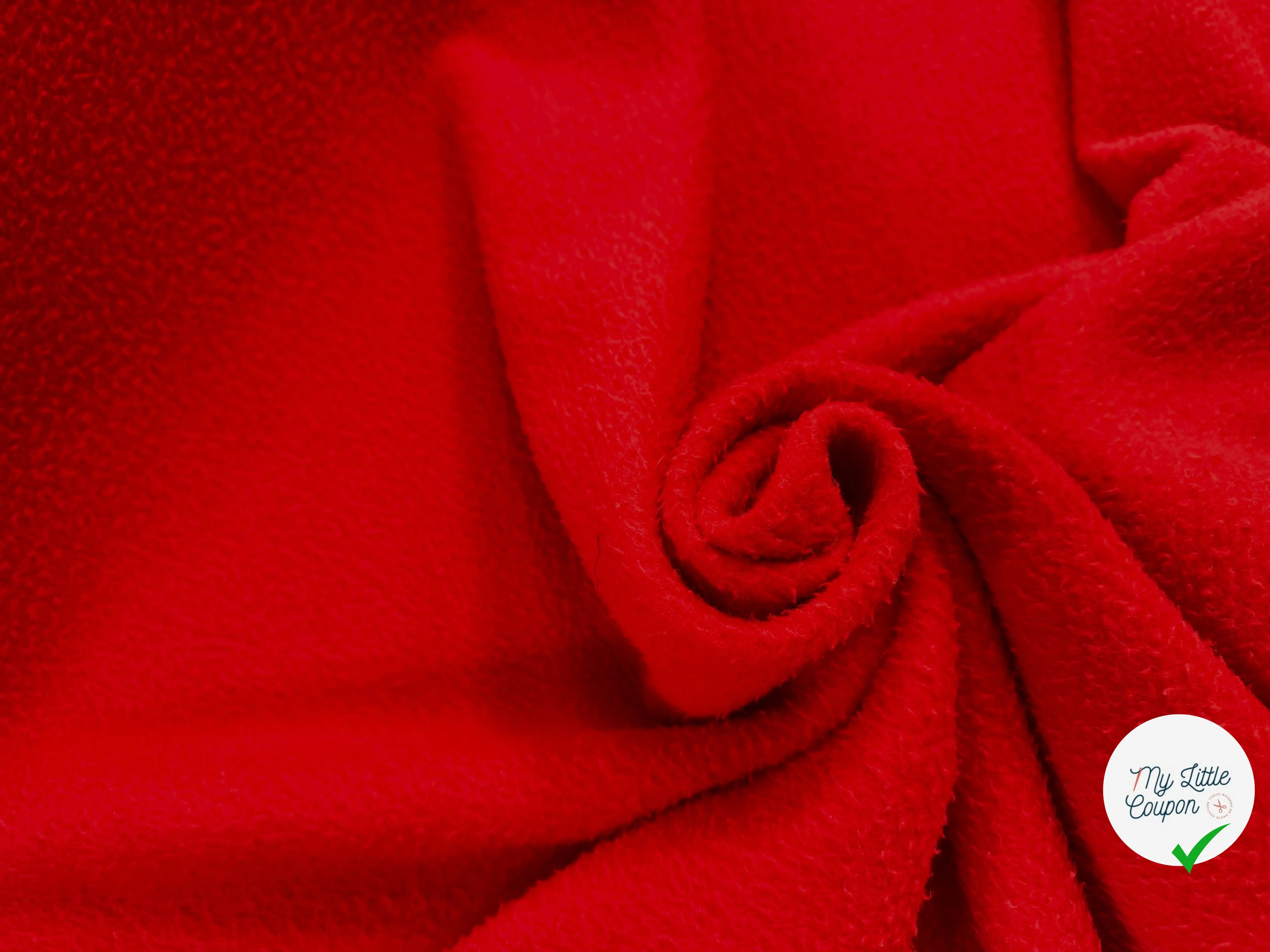 LAINE BOLÉRO ROUGE ORANGÉ ALPAGA CACHEMIRE - My Little Coupon