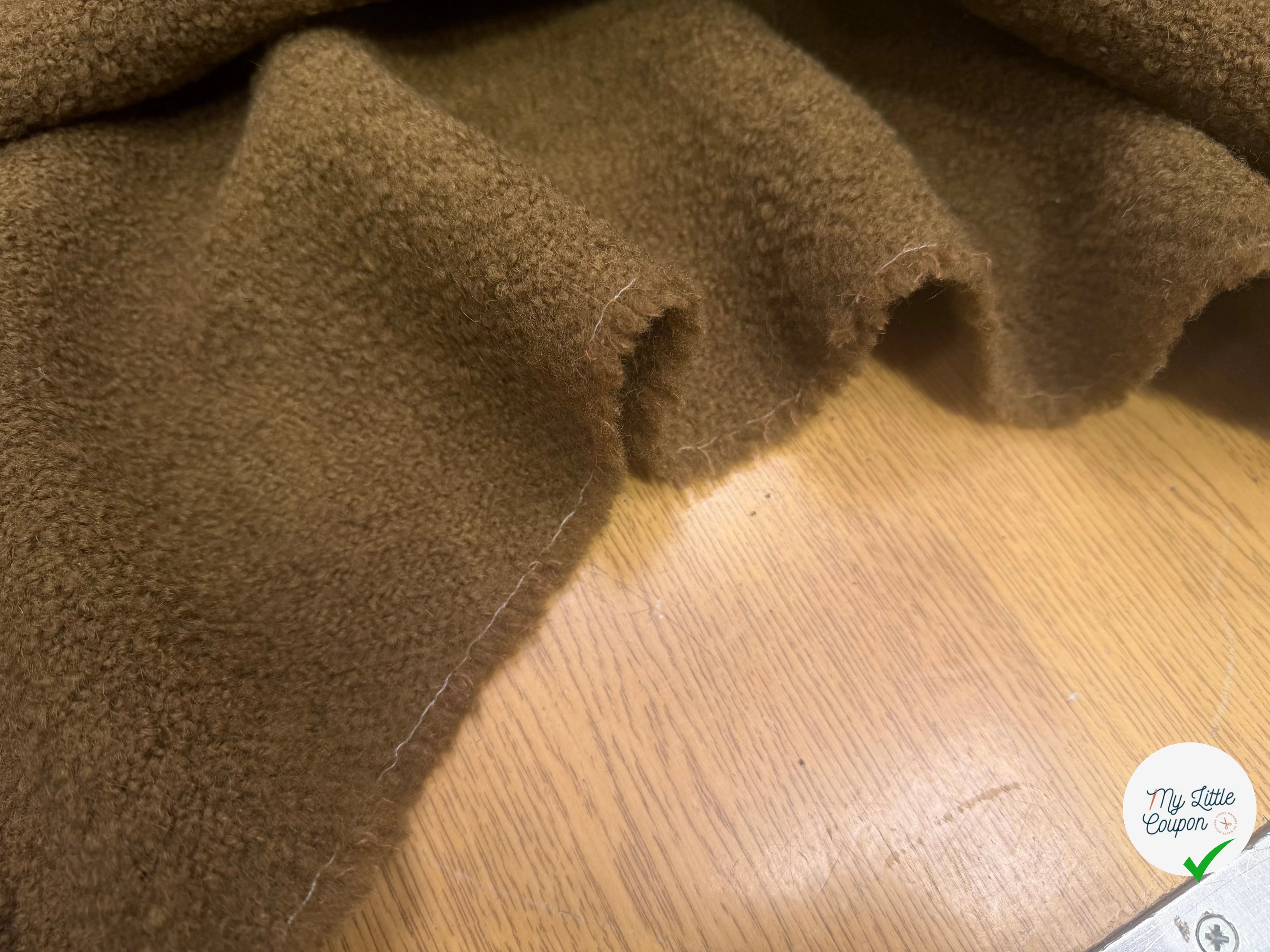 LAINE BOUCLETTE MARRON CLAIR DEL PRATO - My Little Coupon