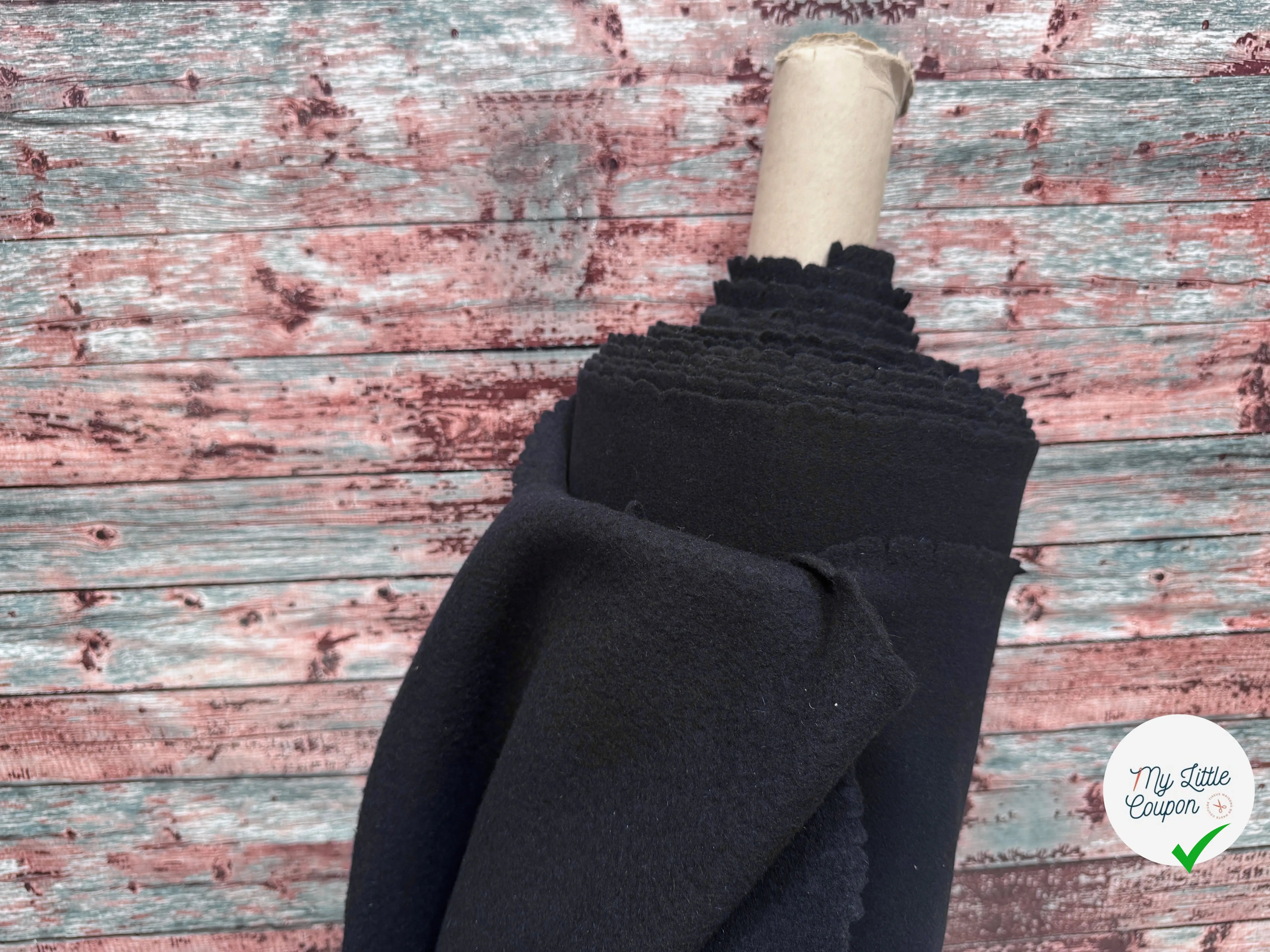 LAINE BOUILLIE 100%LAINE VIERGE BLEU NUITÂ - My Little Coupon