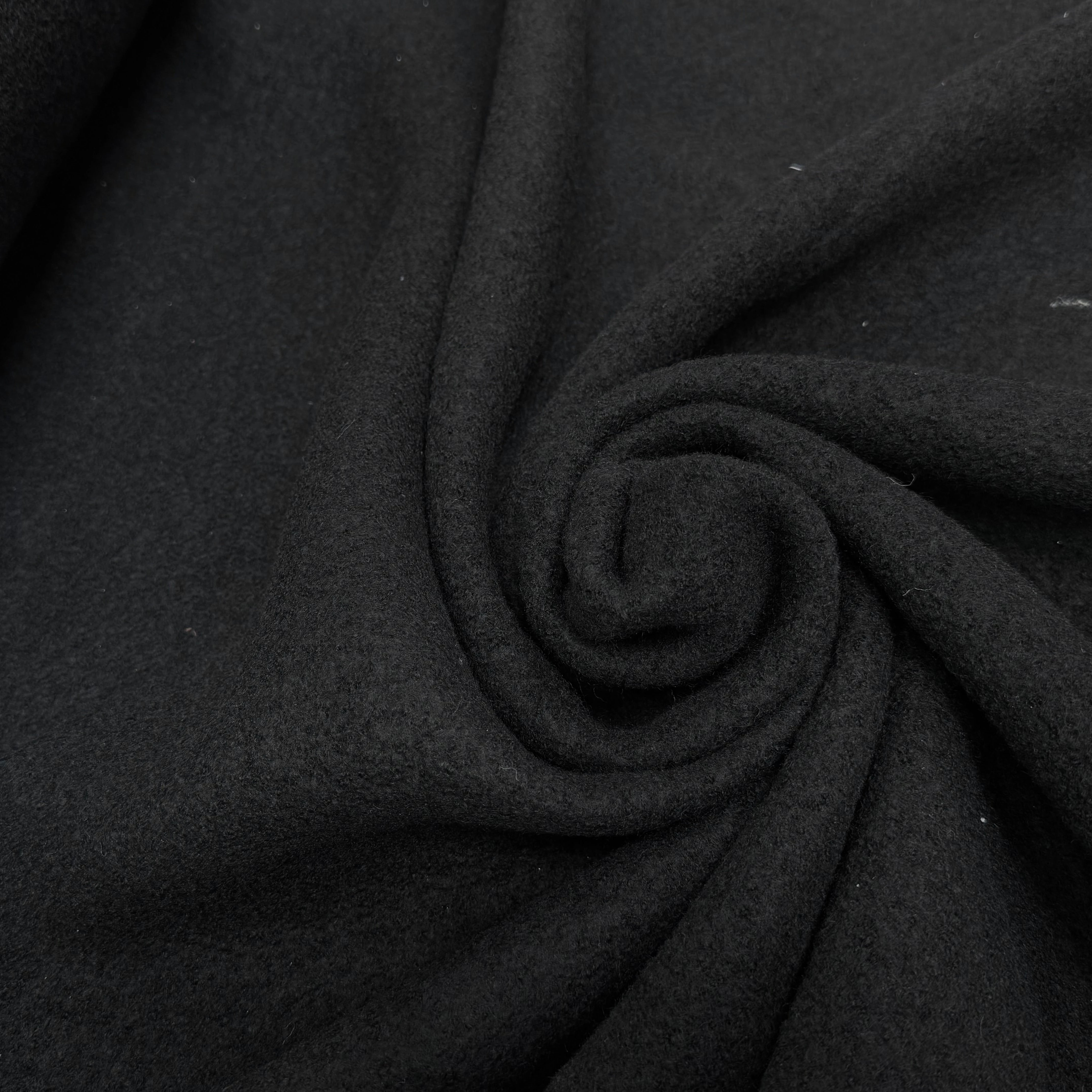 LAINE BOUILLIE NOIR STRETCH - My Little Coupon