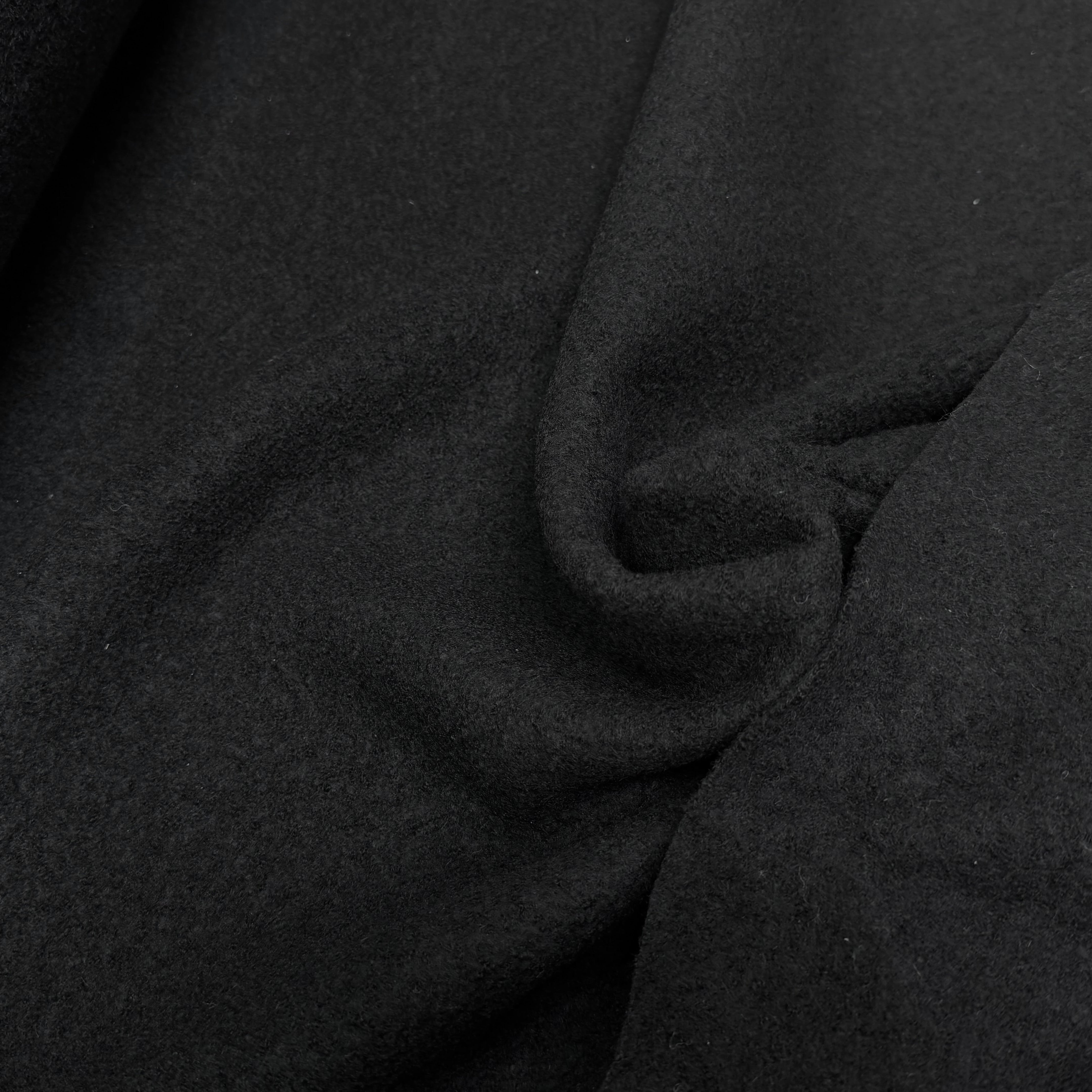 LAINE BOUILLIE NOIR STRETCH - My Little Coupon