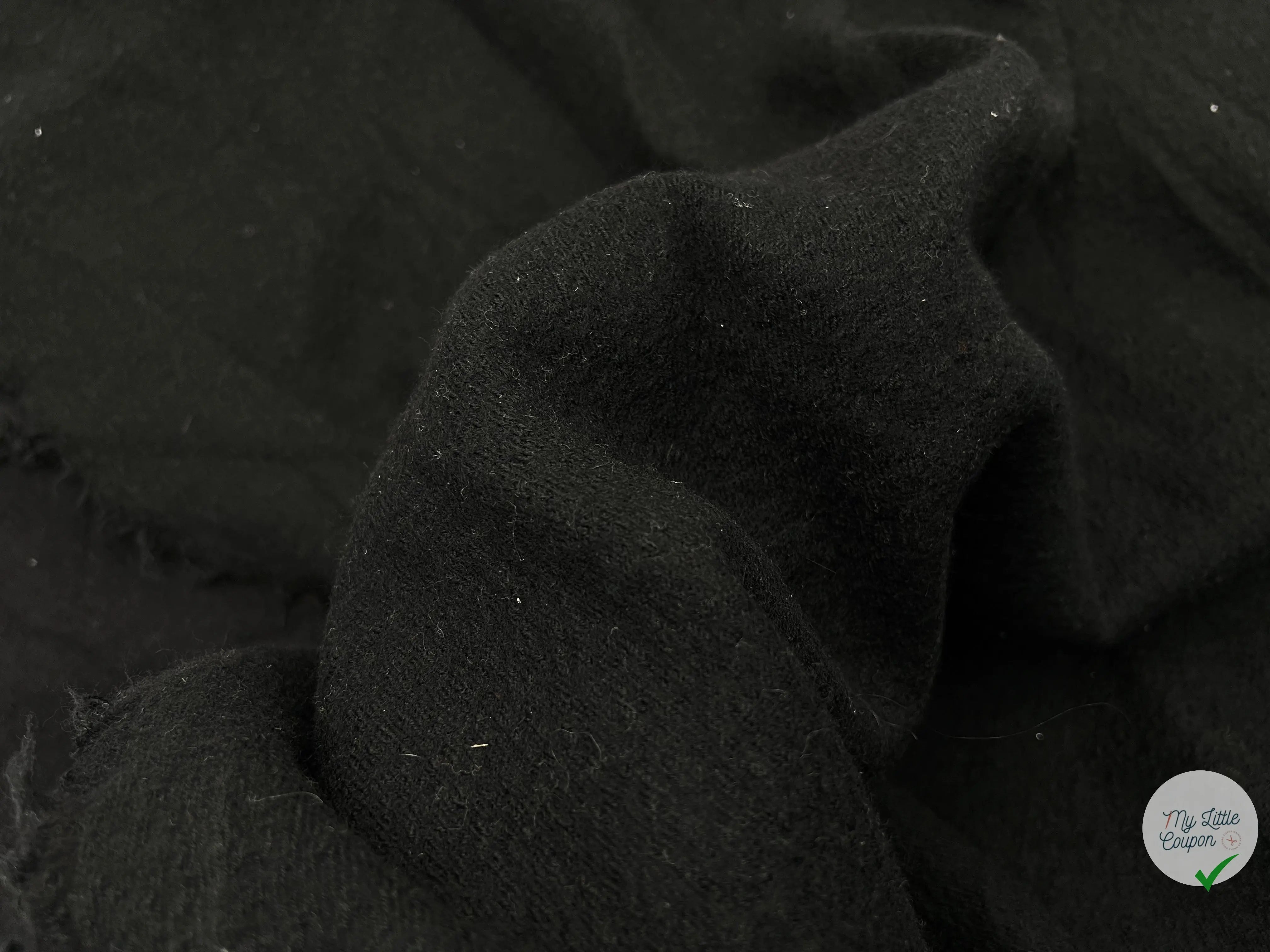 LAINE BOUILLIE NOIRE - My Little Coupon - tissu - coudre
