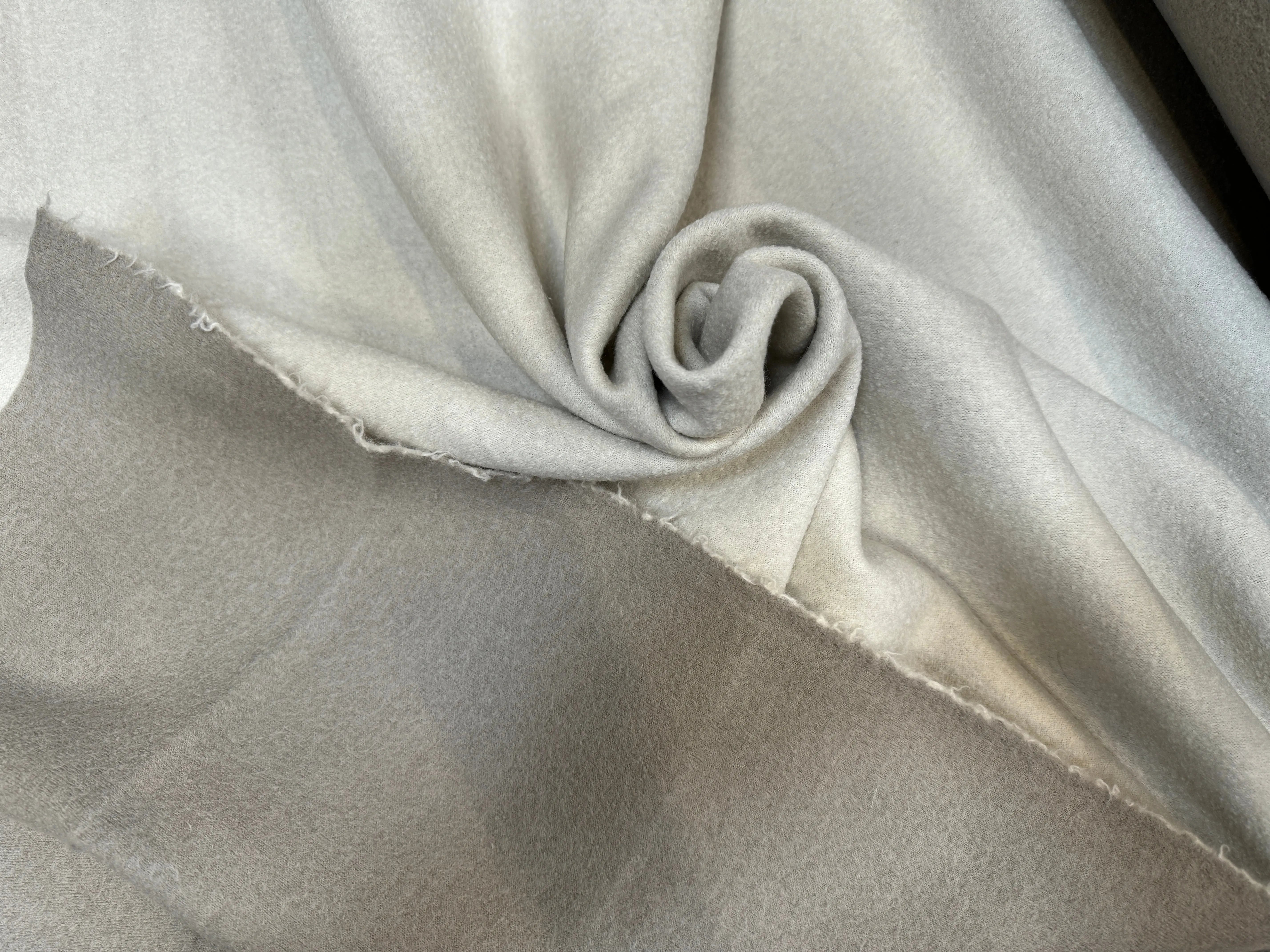 LAINE BOUILLIE RÉVERSIBLE BEIGE / BLANC CASSÉ - My Little Coupon
