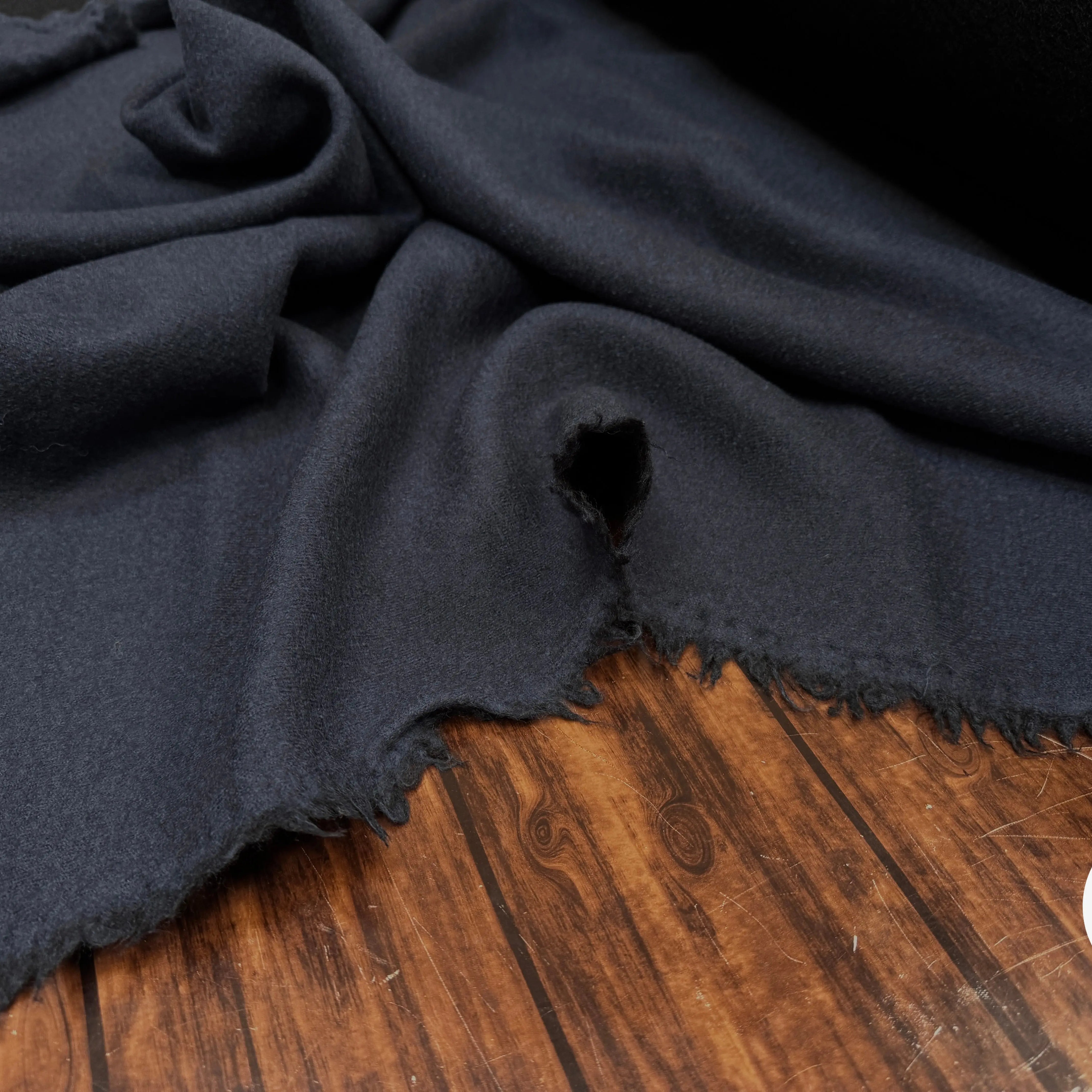 LAINE BOUILLIE RÉVERSIBLE NOIR / INDIGO - My Little Coupon