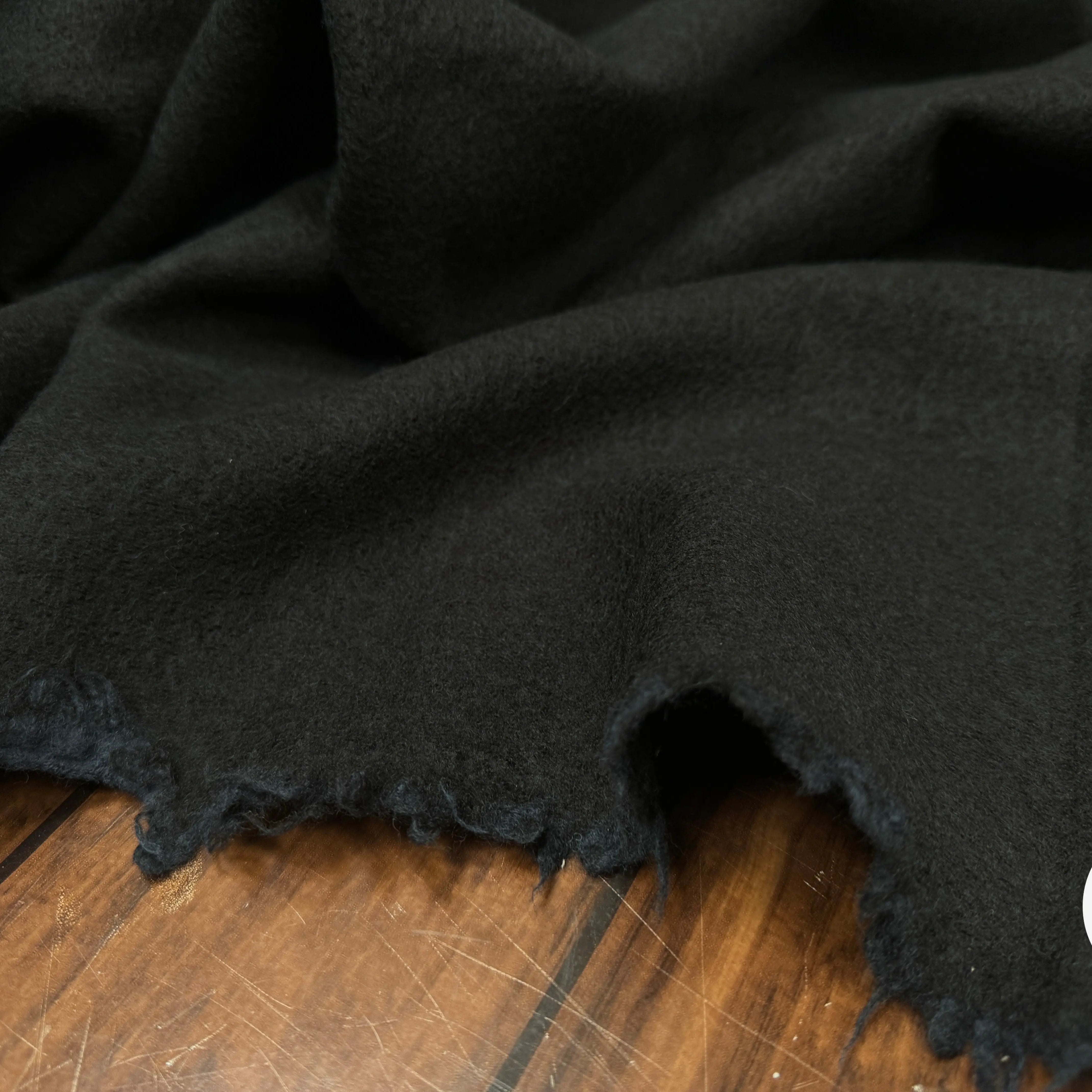 LAINE BOUILLIE RÉVERSIBLE NOIR / INDIGO - My Little Coupon