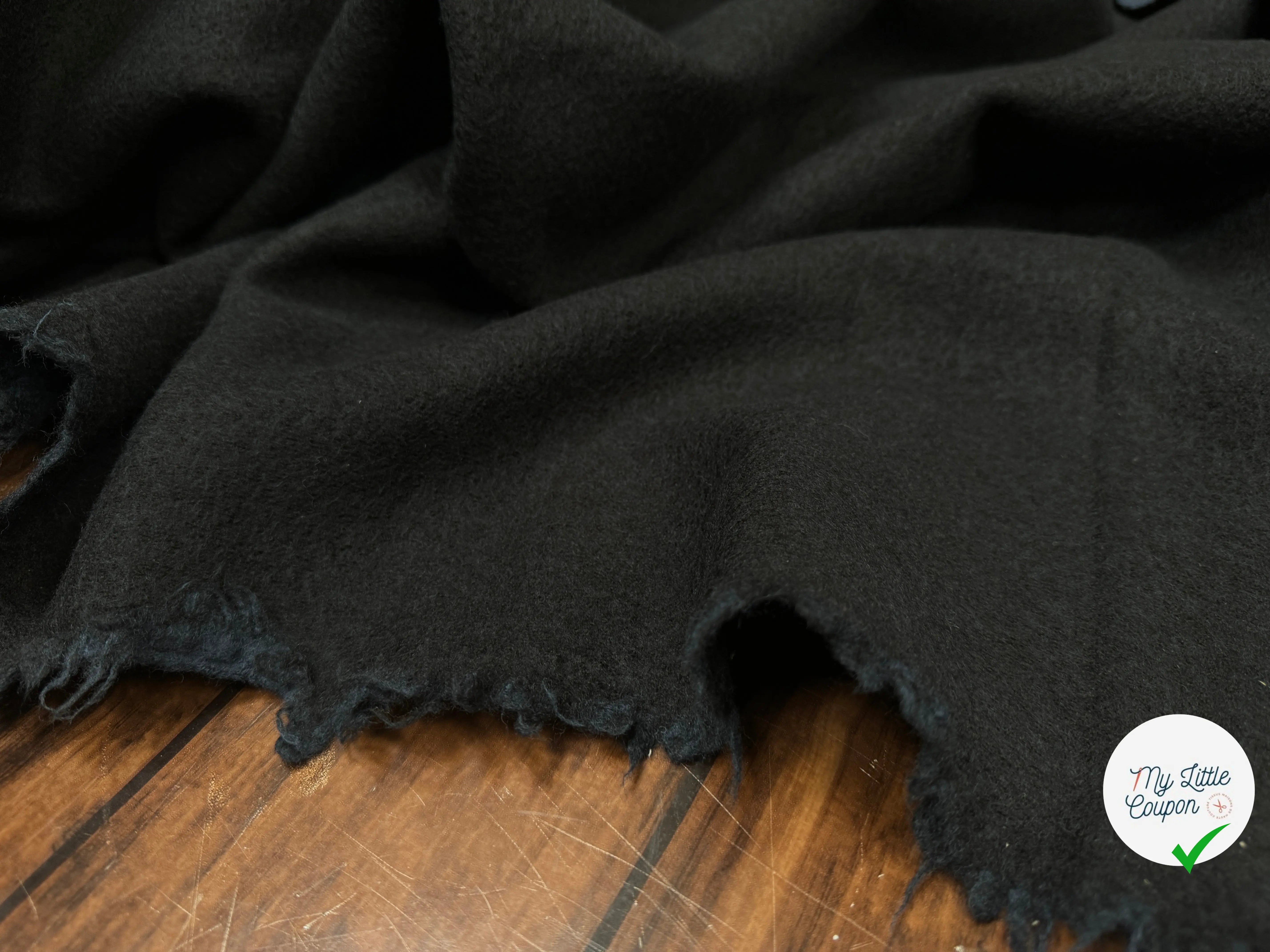 LAINE BOUILLIE RÉVERSIBLE NOIR / INDIGO - My Little Coupon