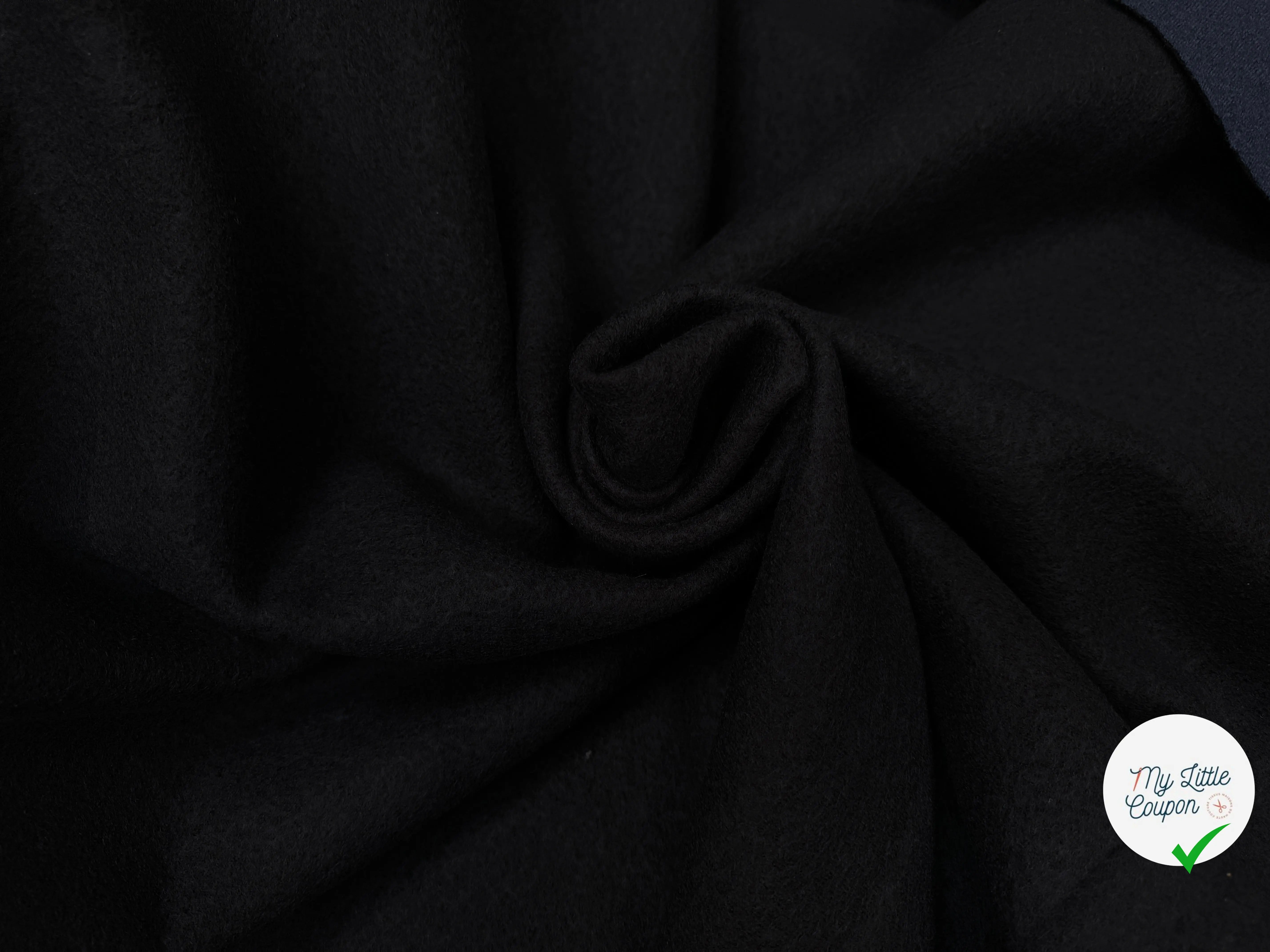 LAINE BOUILLIE RÉVERSIBLE NOIR / INDIGO - My Little Coupon