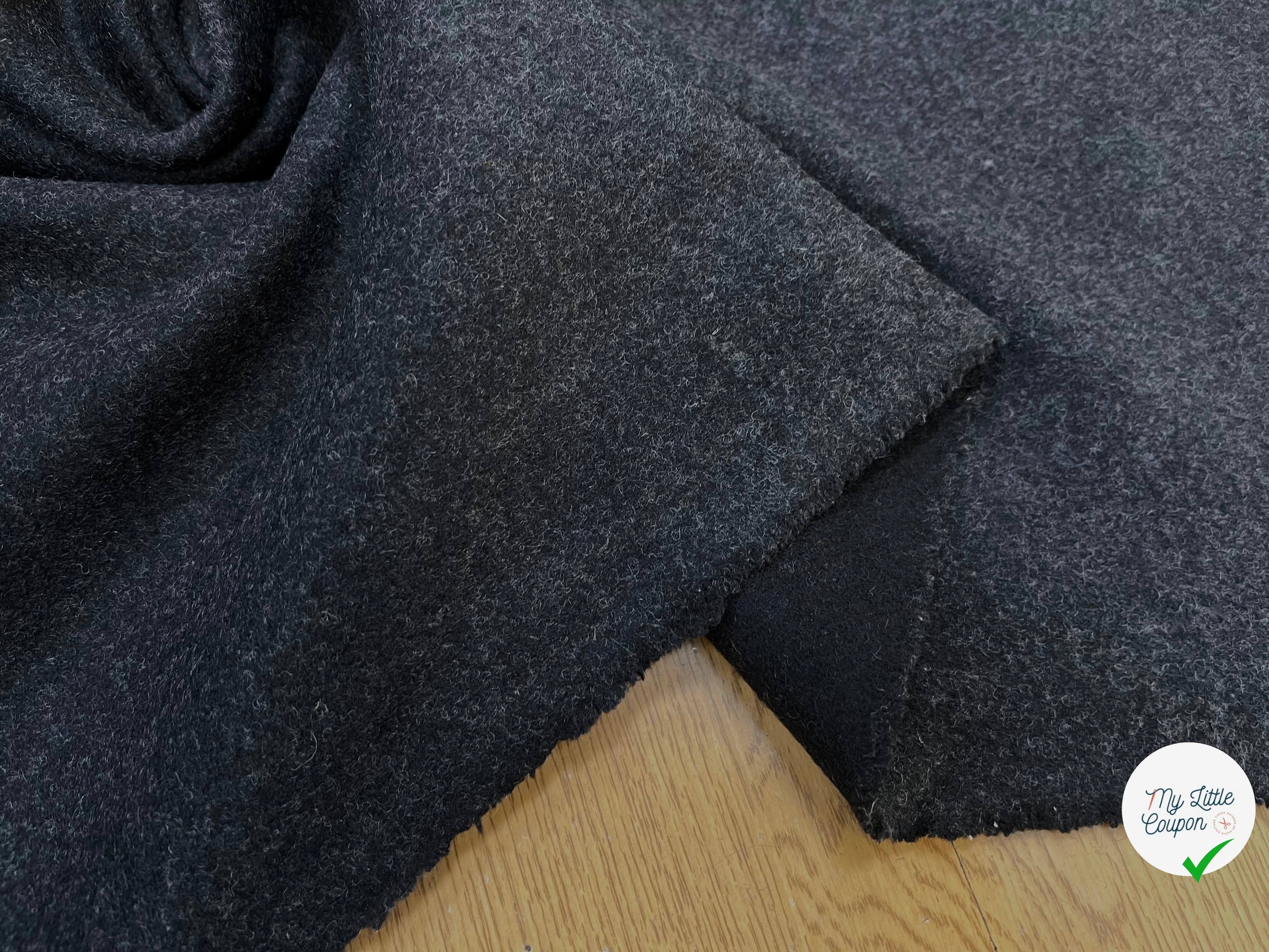 LAINE CABAN NOIR GRISÉ 100% LAINE - My Little Coupon