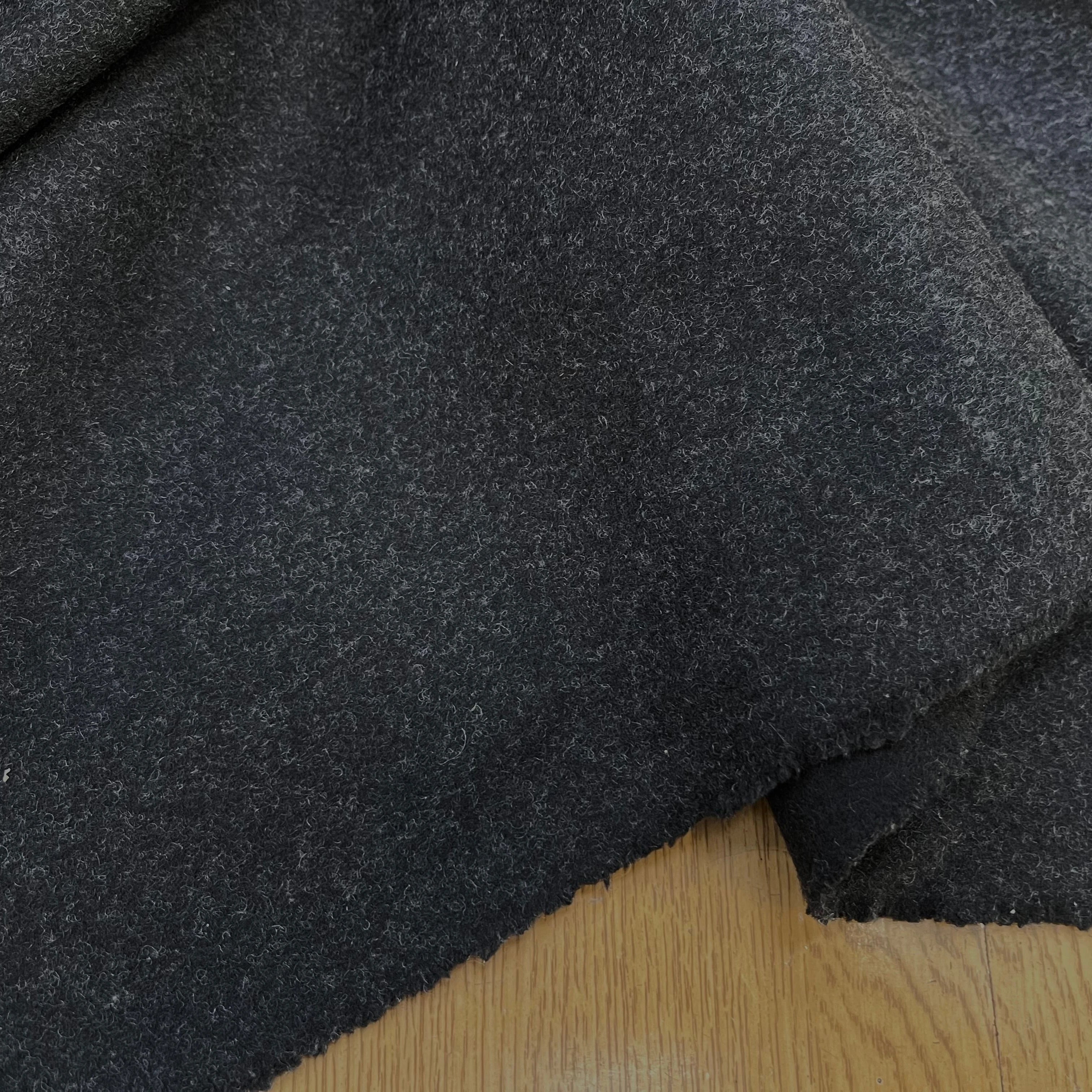 LAINE CABAN NOIR GRISÉ 100% LAINE - My Little Coupon