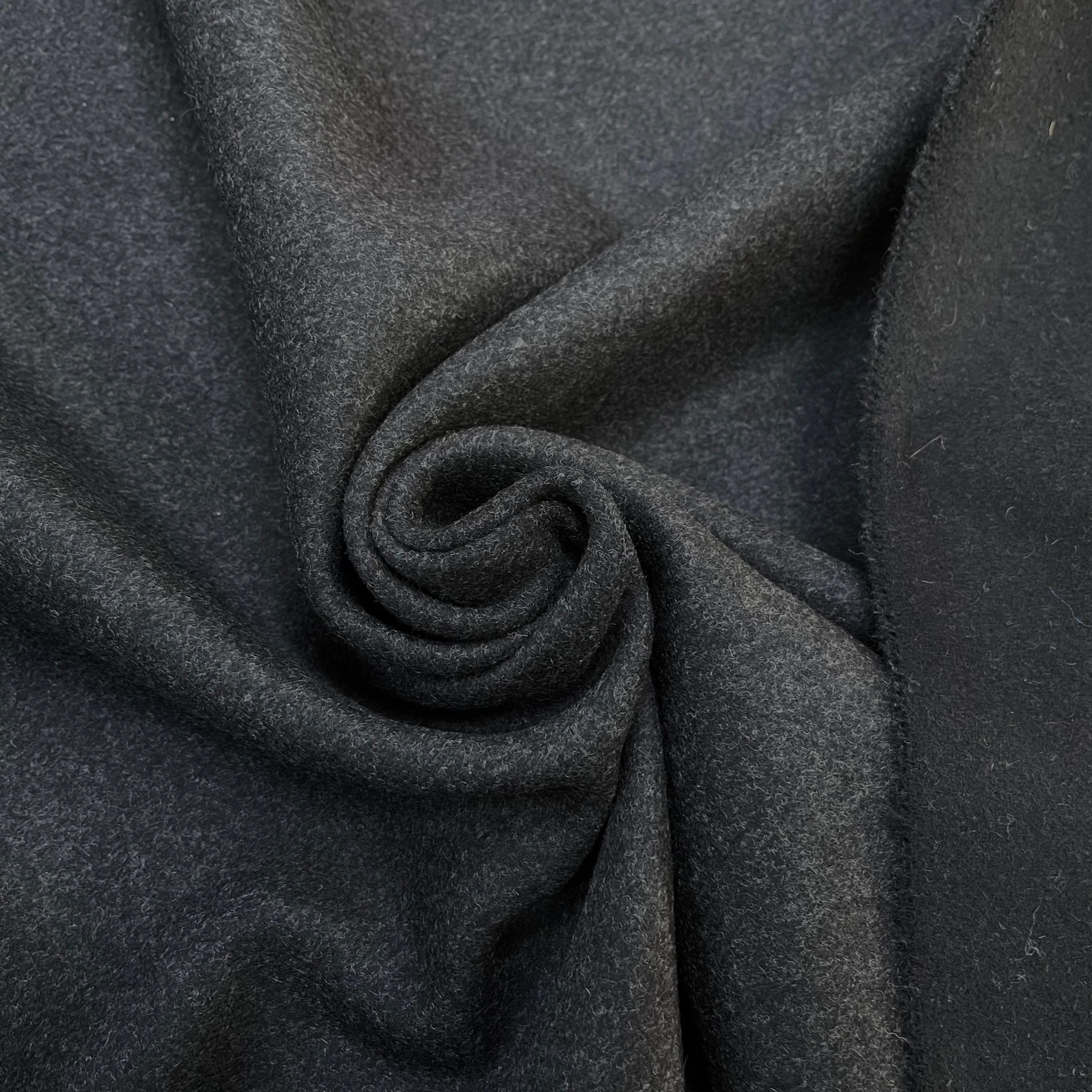 LAINE CABAN NOIR GRISÉ 100% LAINE - My Little Coupon