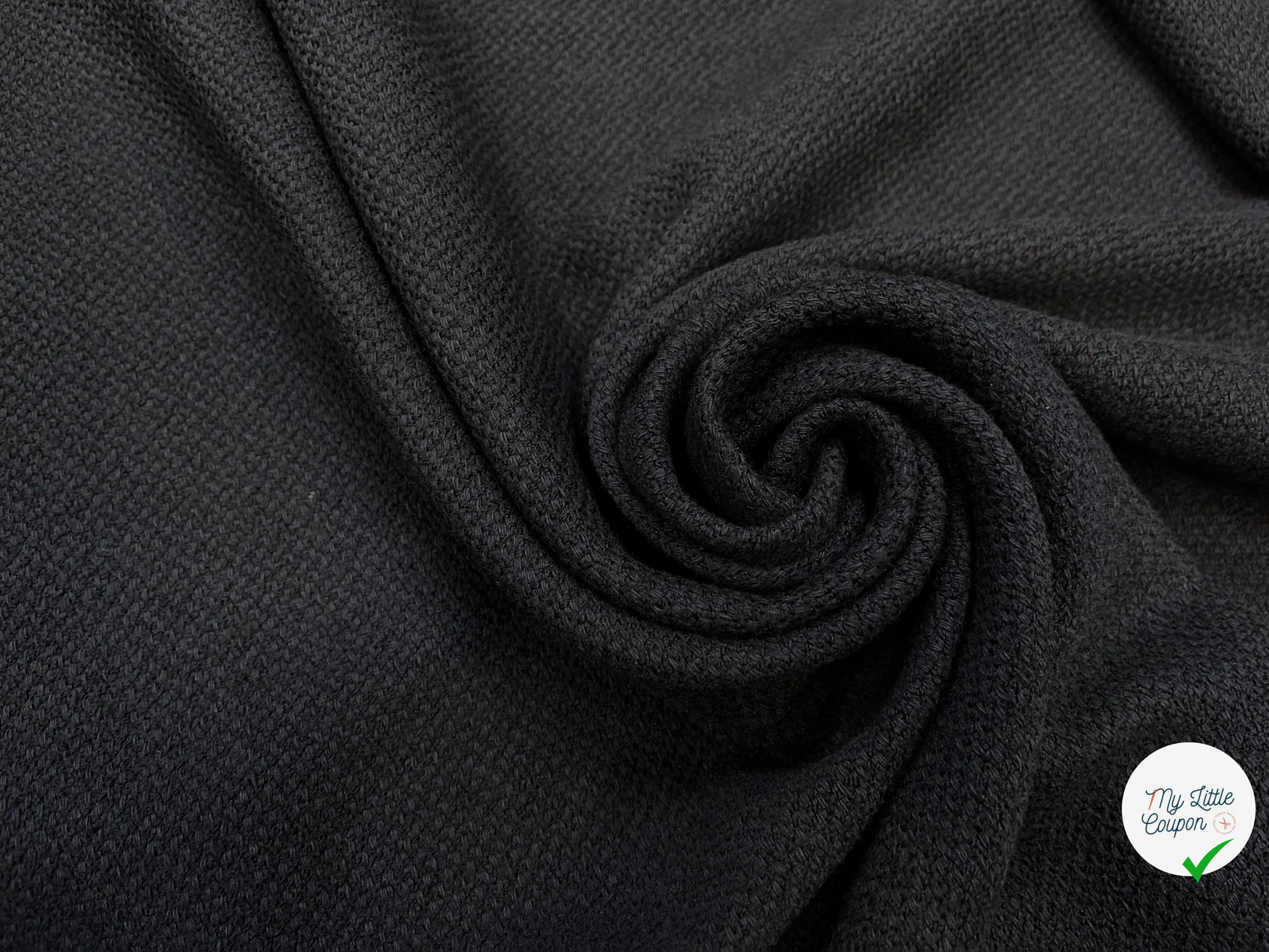 LAINE COTON CANEVAS NOIR 70% LAINE - My Little Coupon