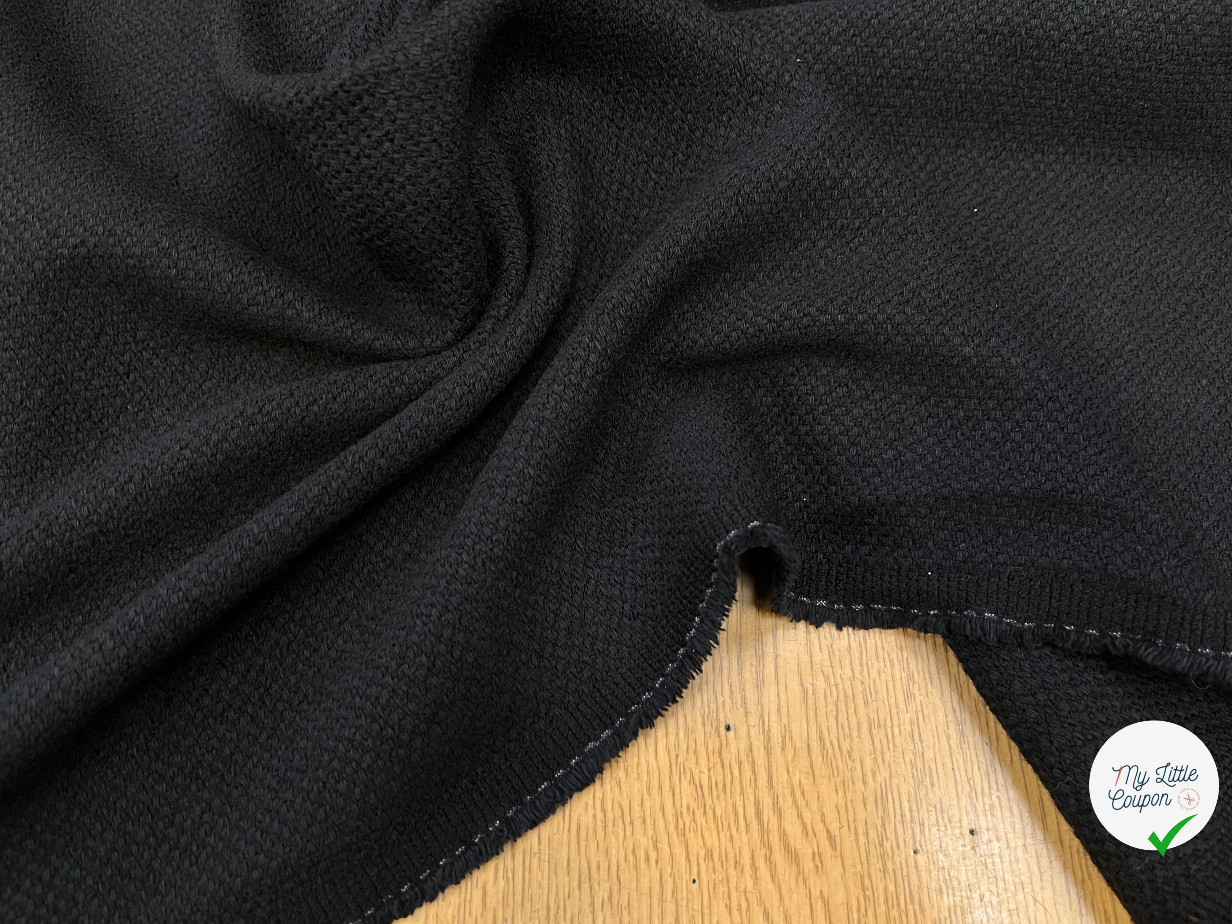 LAINE COTON CANEVAS NOIR 70% LAINE - My Little Coupon