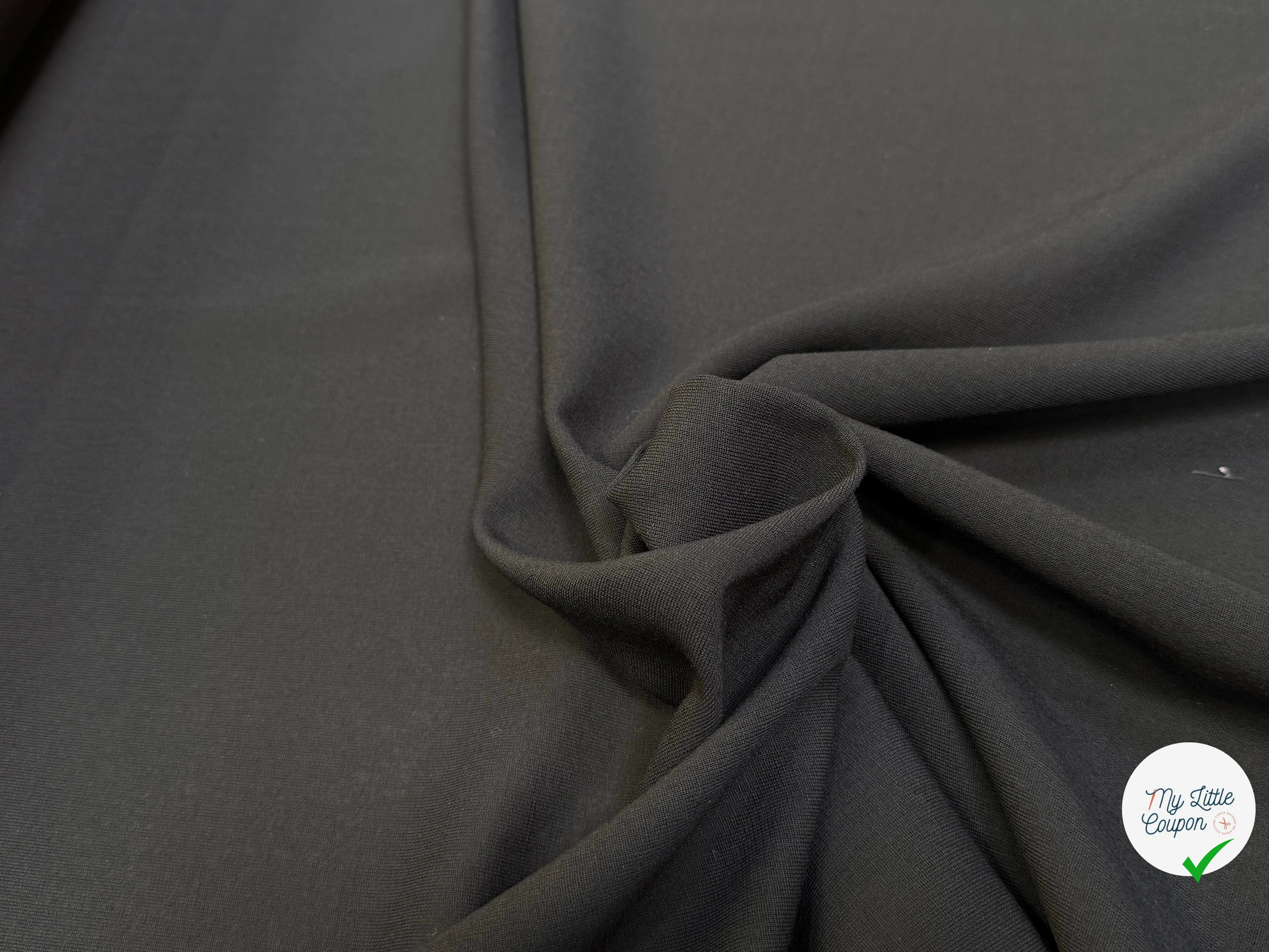 LAINE D'ÉTÉ FLUIDE COUTURE NOIR - My Little Coupon