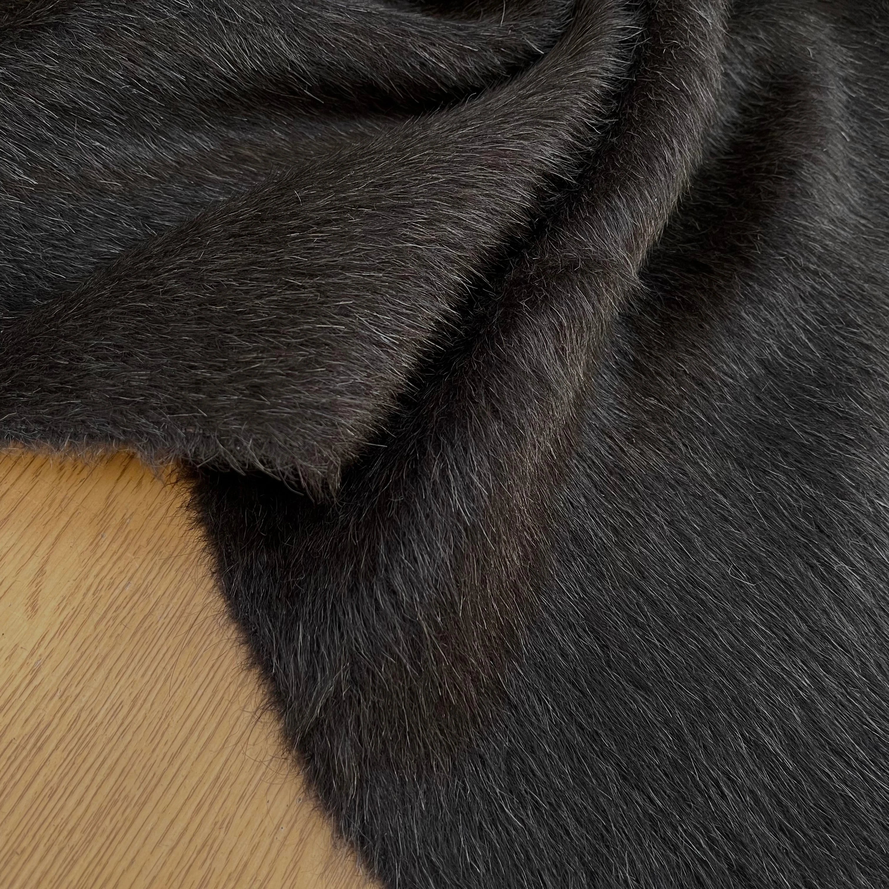 LAINE FOURURE POIL ANIMAL MARRON FONCÉ - My Little Coupon