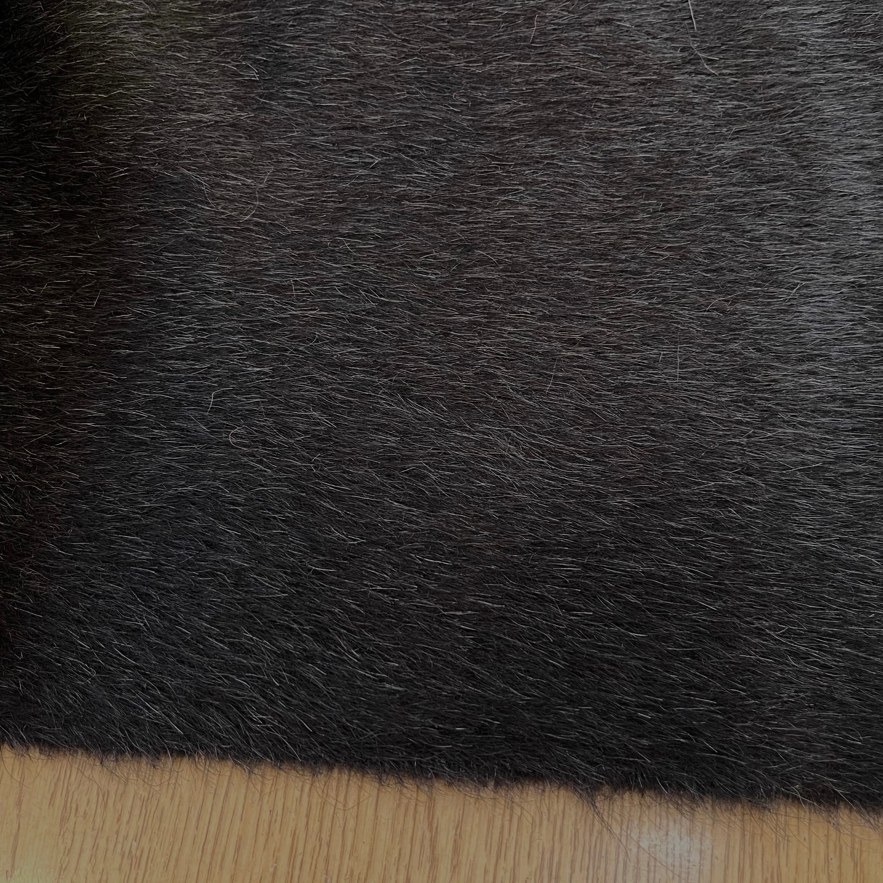 LAINE FOURURE POIL ANIMAL MARRON FONCÉ - My Little Coupon