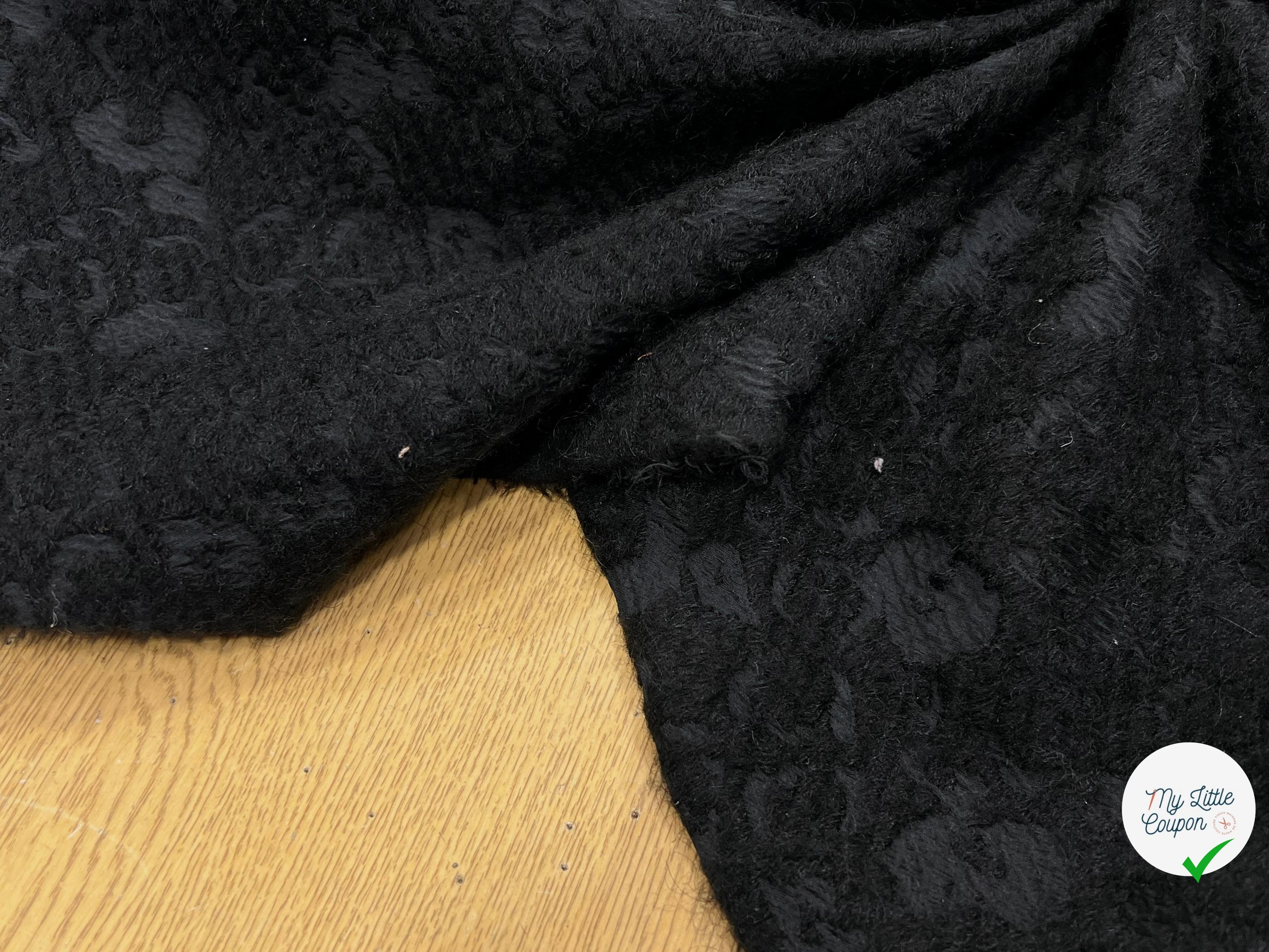 LAINE JACQUARD NOIR 50% LAINE SOUPLE - My Little Coupon