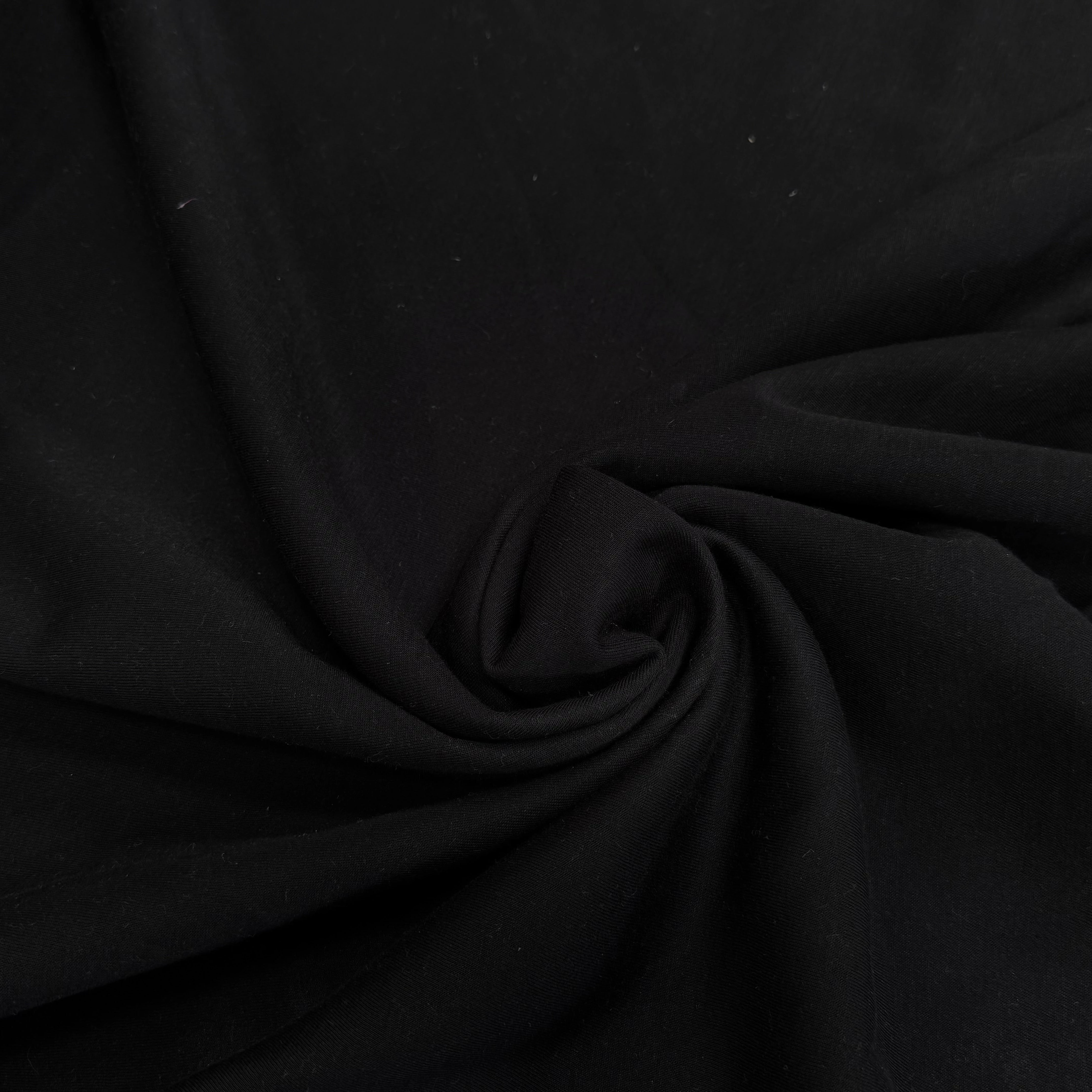 LAINE THERMOCOLLÉE NOIR LÉGÈREMENT STRETCH - My Little Coupon