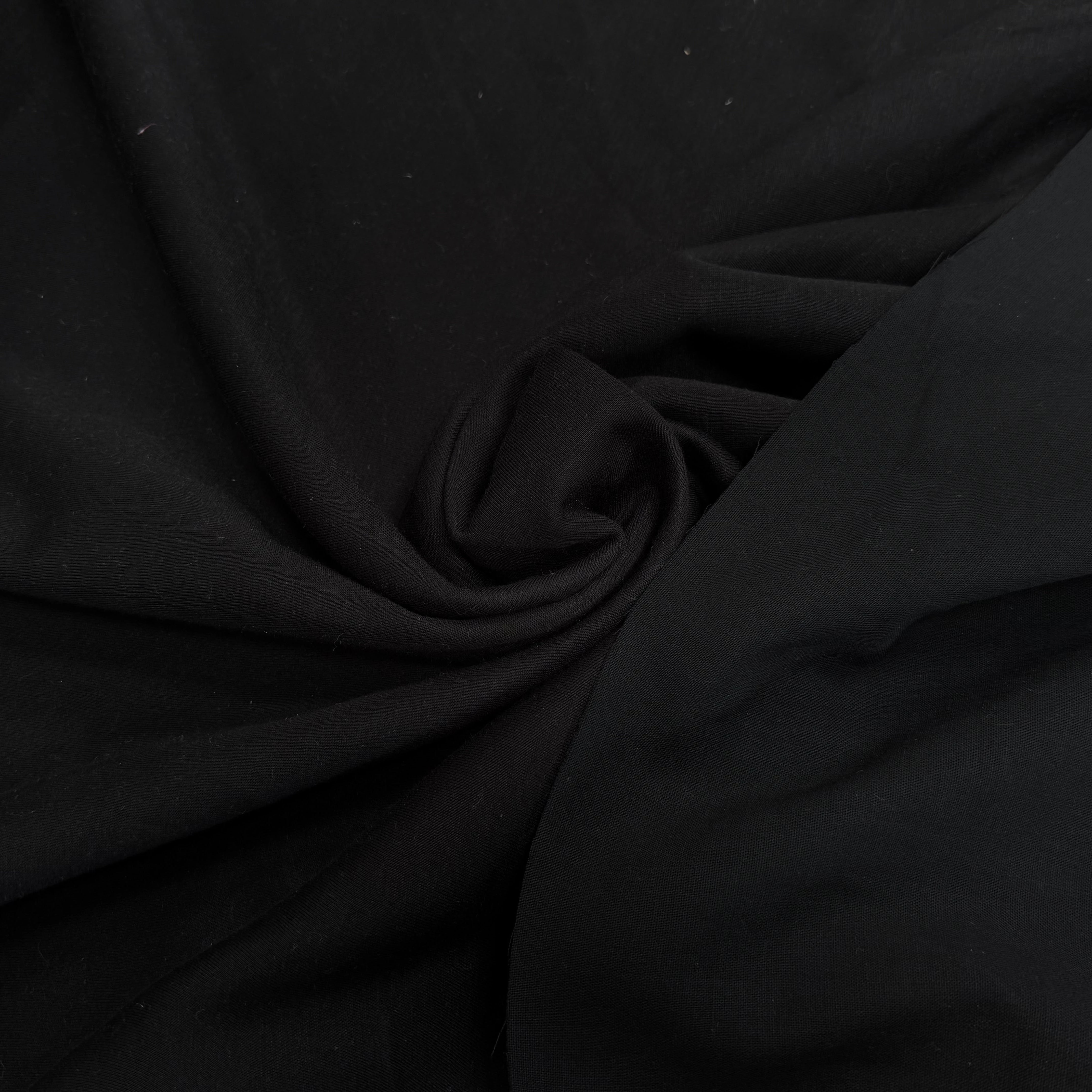 LAINE THERMOCOLLÉE NOIR LÉGÈREMENT STRETCH - My Little Coupon