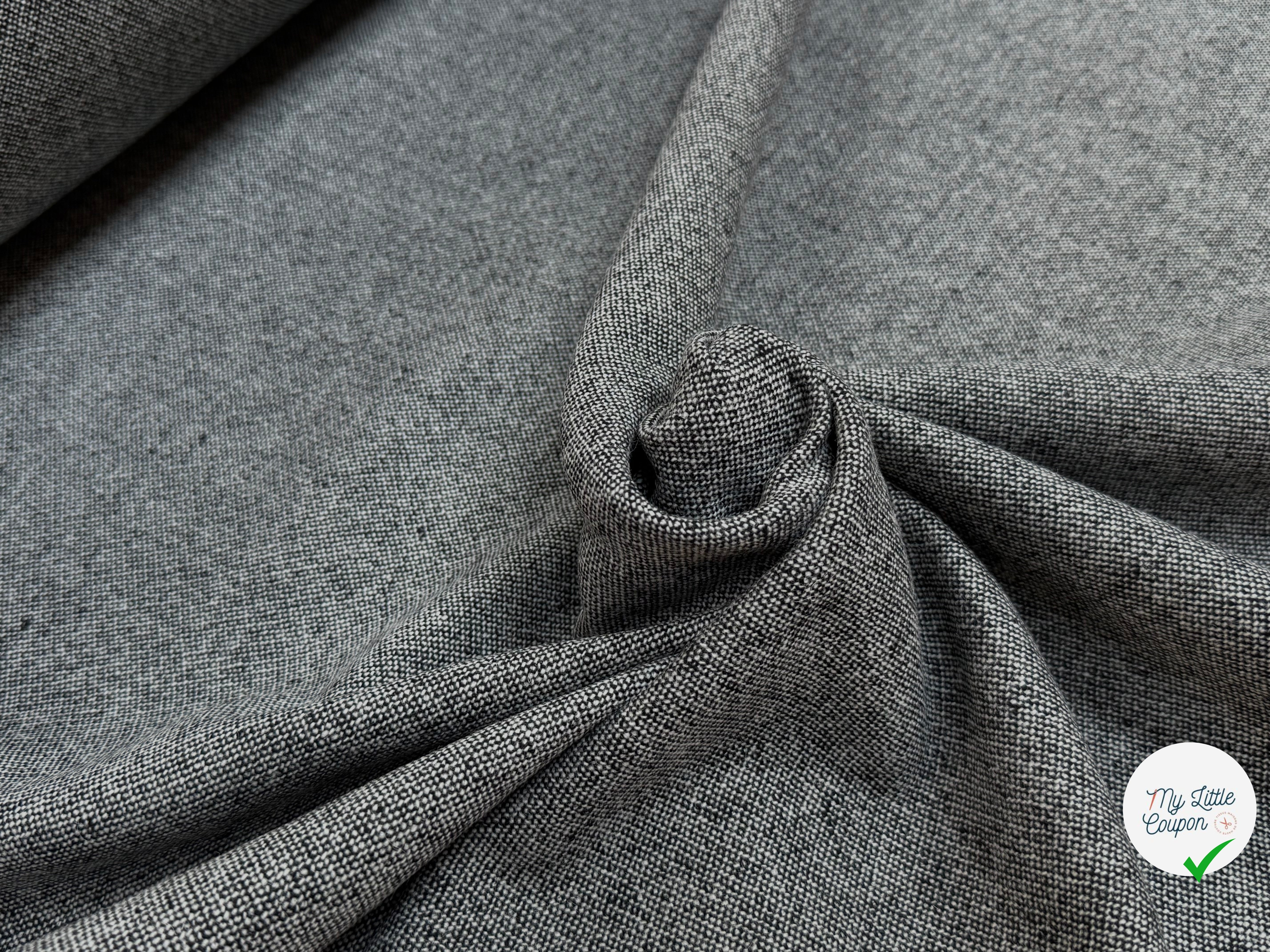 LAINE TRICOTÉE TRÈS BELLE GRIS CHINÉ - My Little Coupon