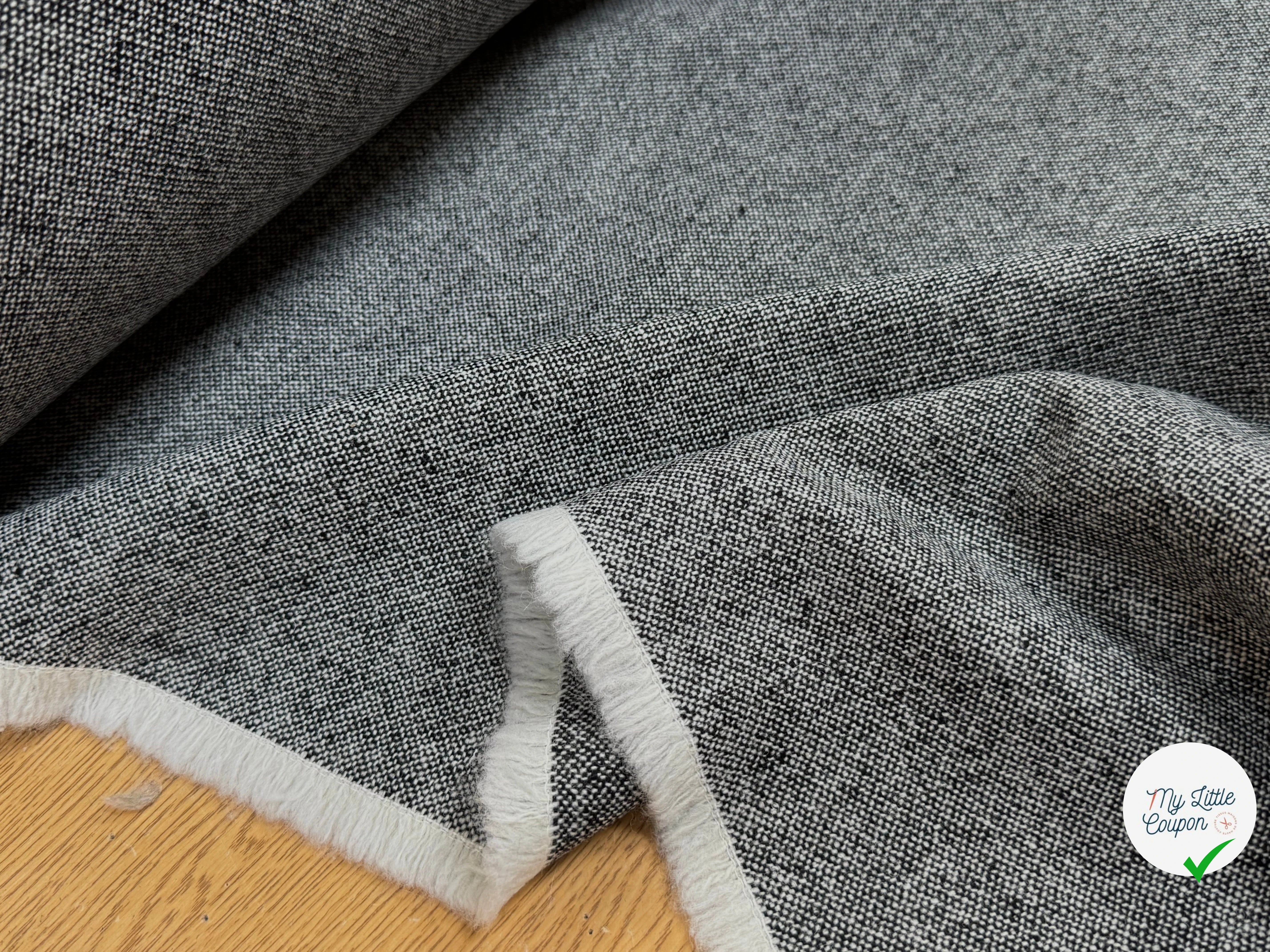 LAINE TRICOTÉE TRÈS BELLE GRIS CHINÉ - My Little Coupon