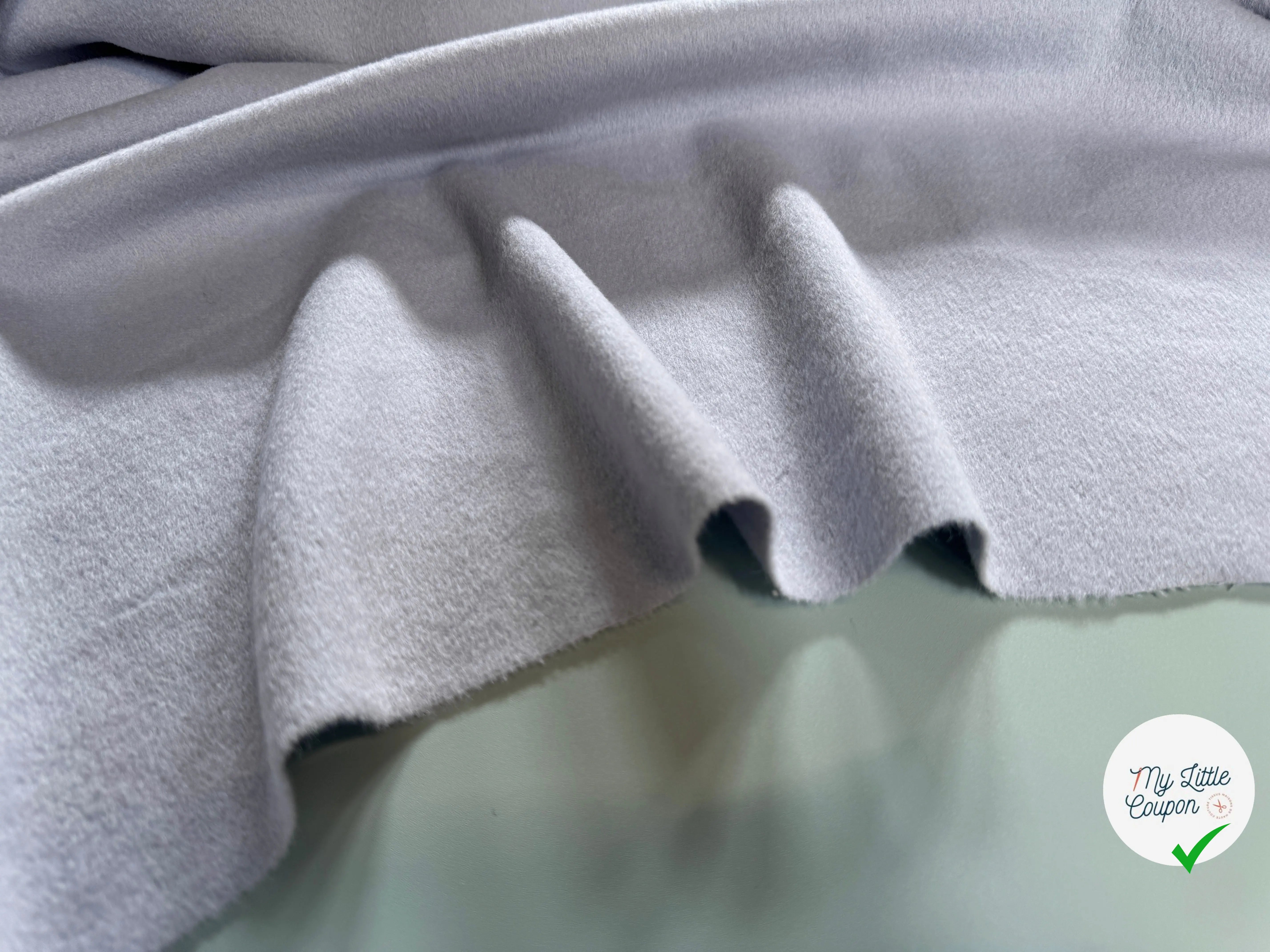 LAINE VIERGE BLEU/GRIS 15% CACHEMIRE - My Little Coupon