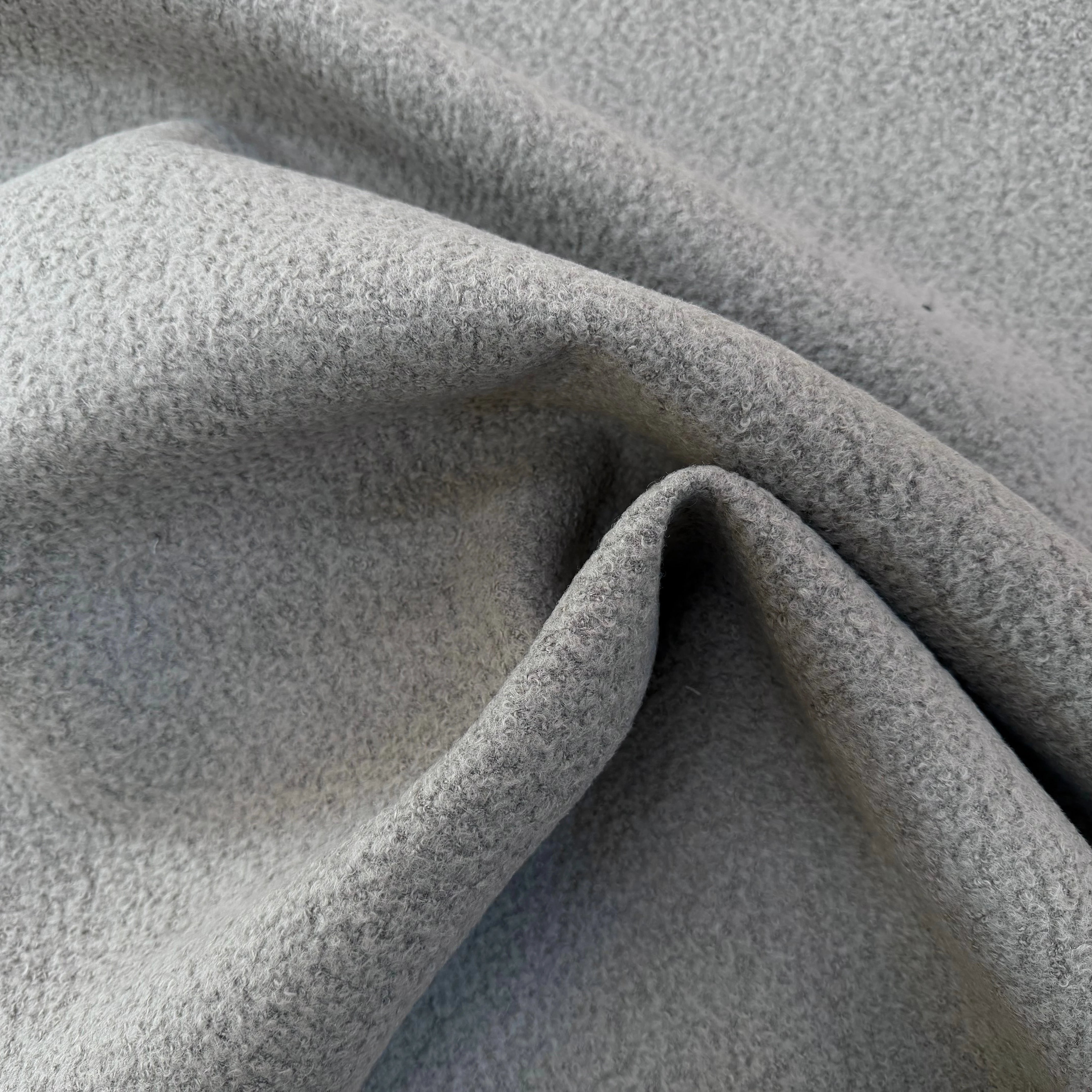 LAINE VIERGE ET BABY LAMA EFFET BOUCLE ARGILE - My Little Coupon