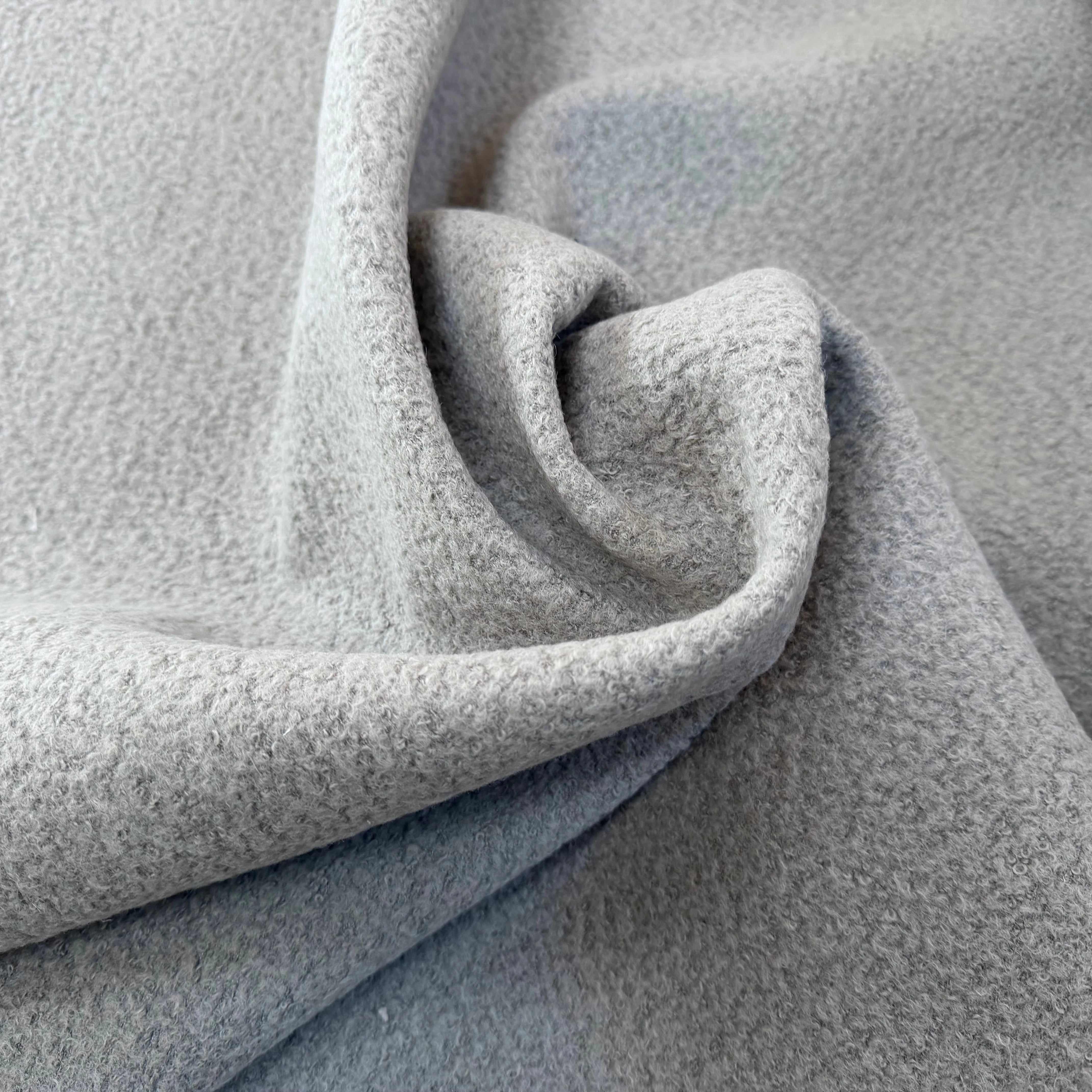 LAINE VIERGE ET BABY LAMA EFFET BOUCLE ARGILE - My Little Coupon