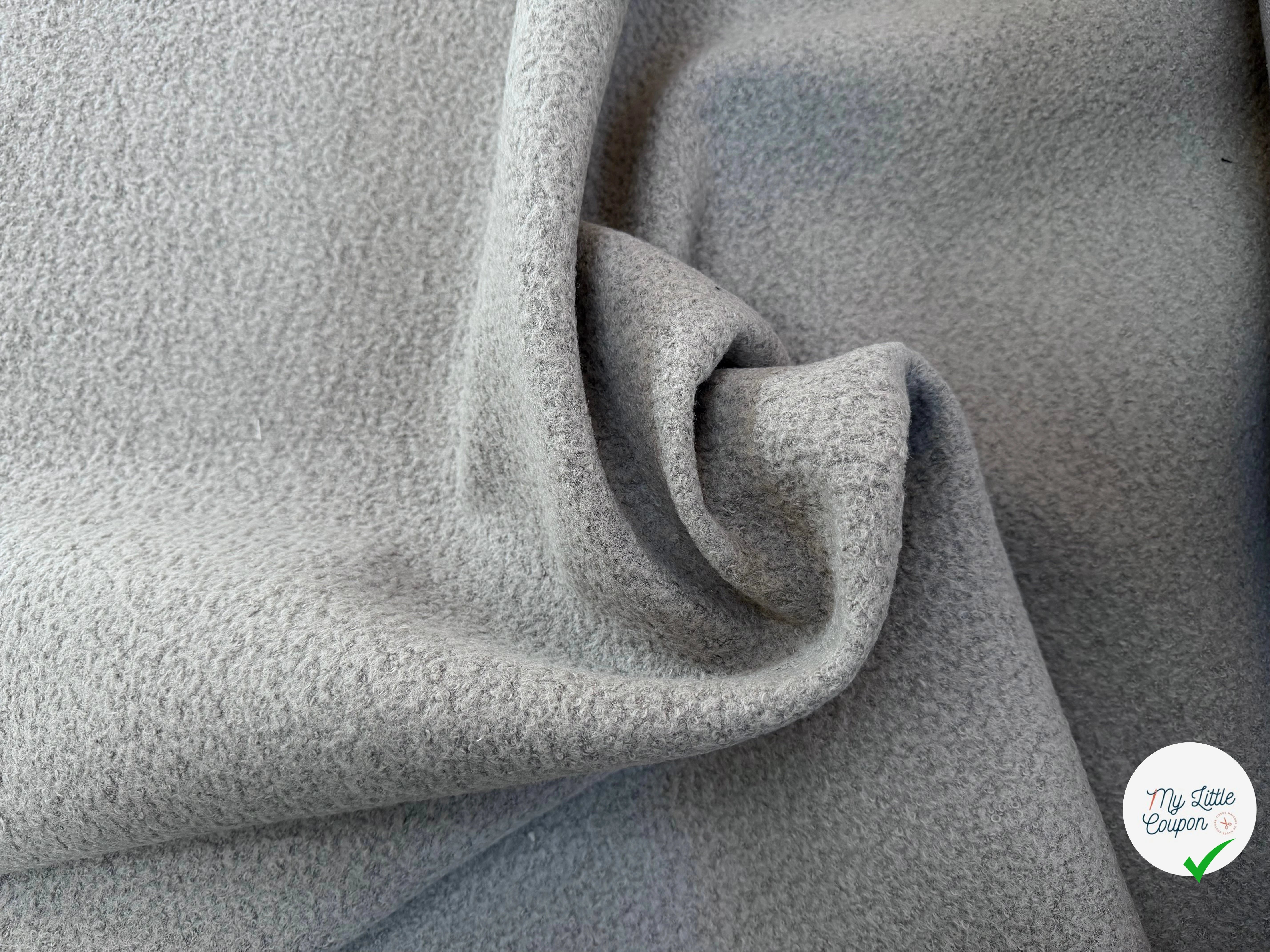 LAINE VIERGE ET BABY LAMA EFFET BOUCLE ARGILE - My Little Coupon