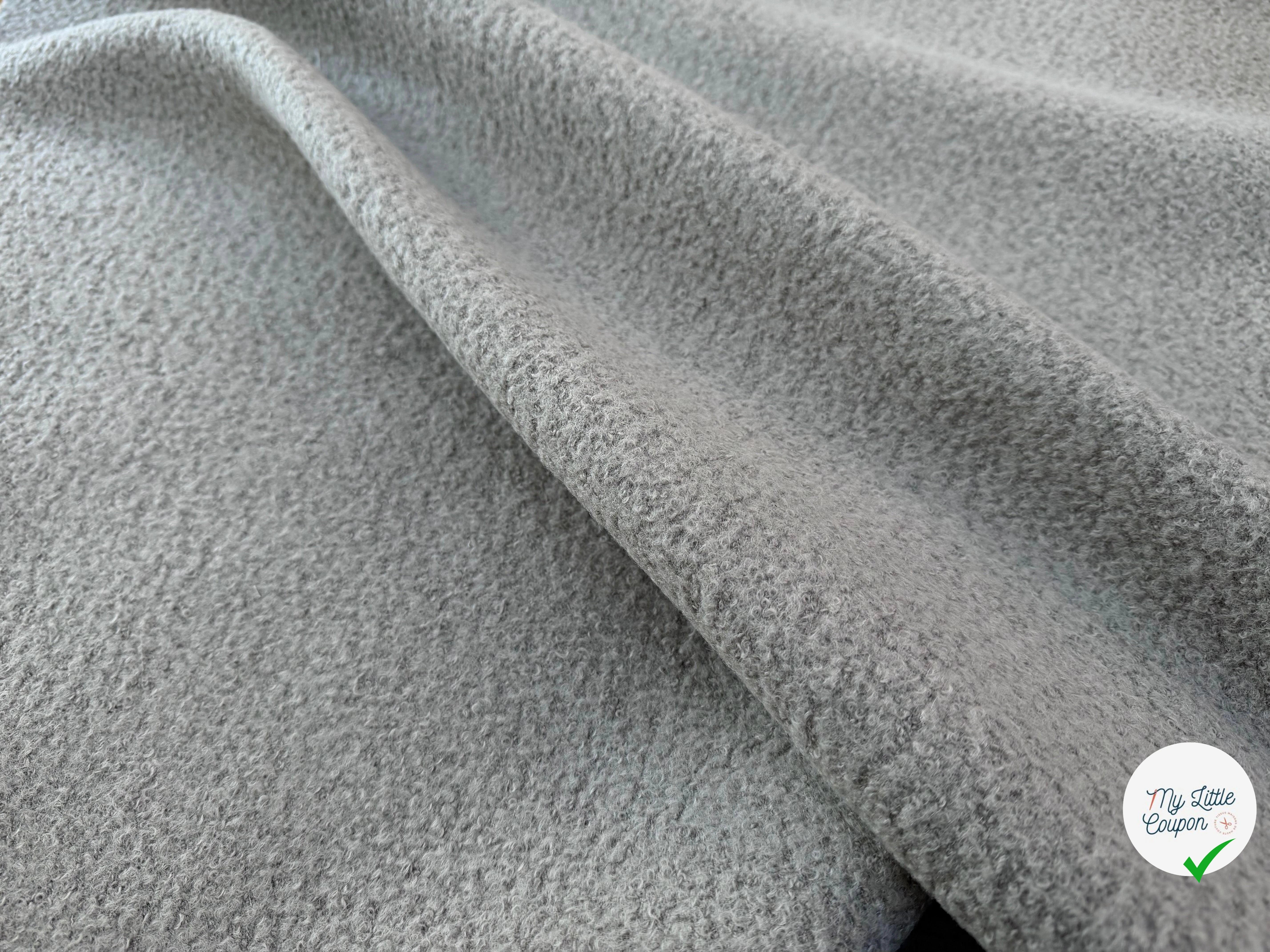 LAINE VIERGE ET BABY LAMA EFFET BOUCLE ARGILE - My Little Coupon