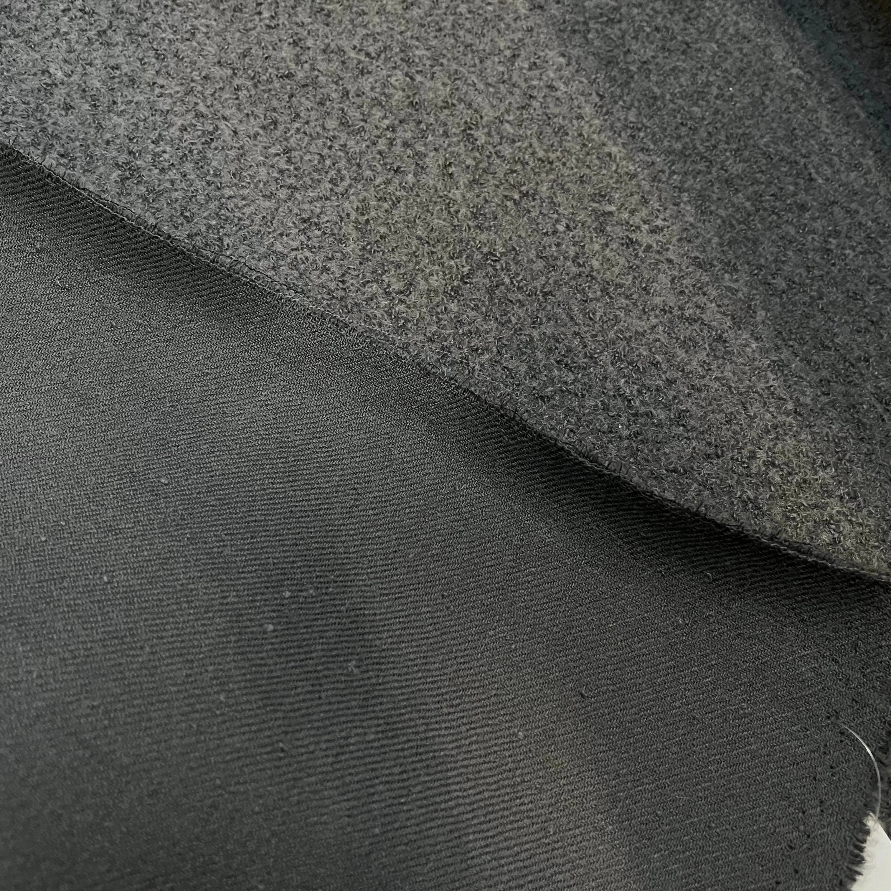 LAINE VIERGE ET BABY LAMA EFFET BOUCLE GRIS CHINE - My Little Coupon