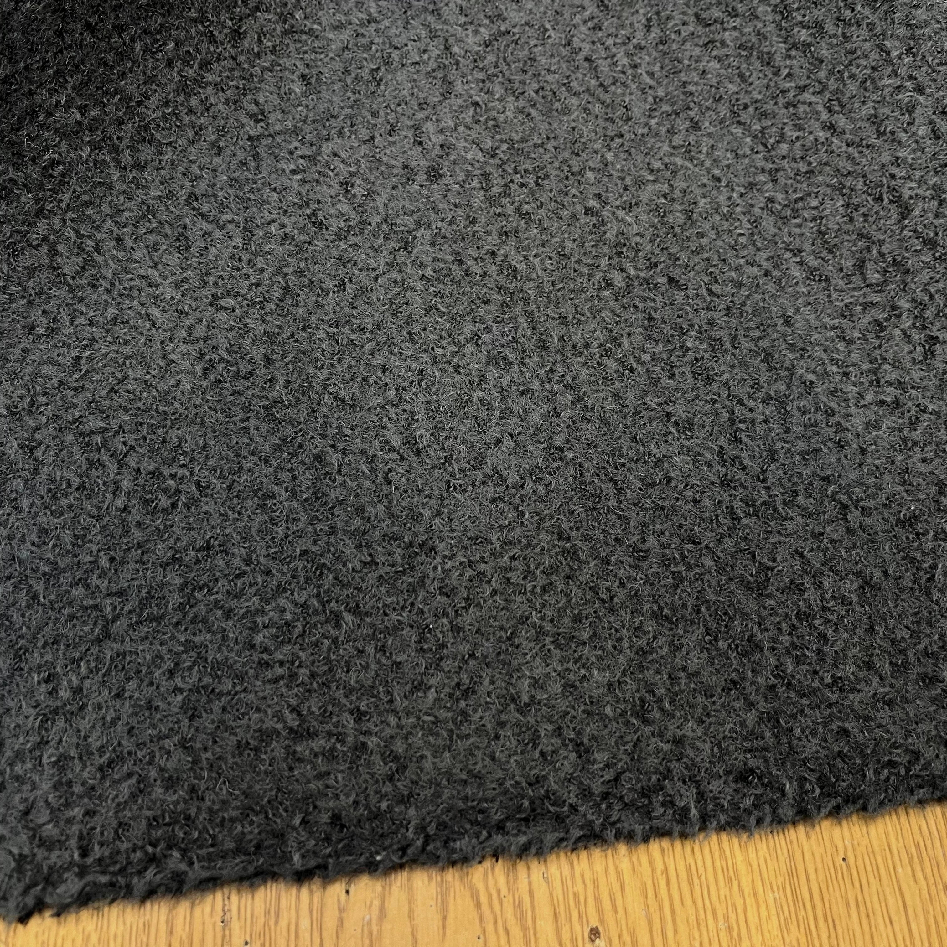 LAINE VIERGE ET BABY LAMA EFFET BOUCLE GRIS CHINE - My Little Coupon