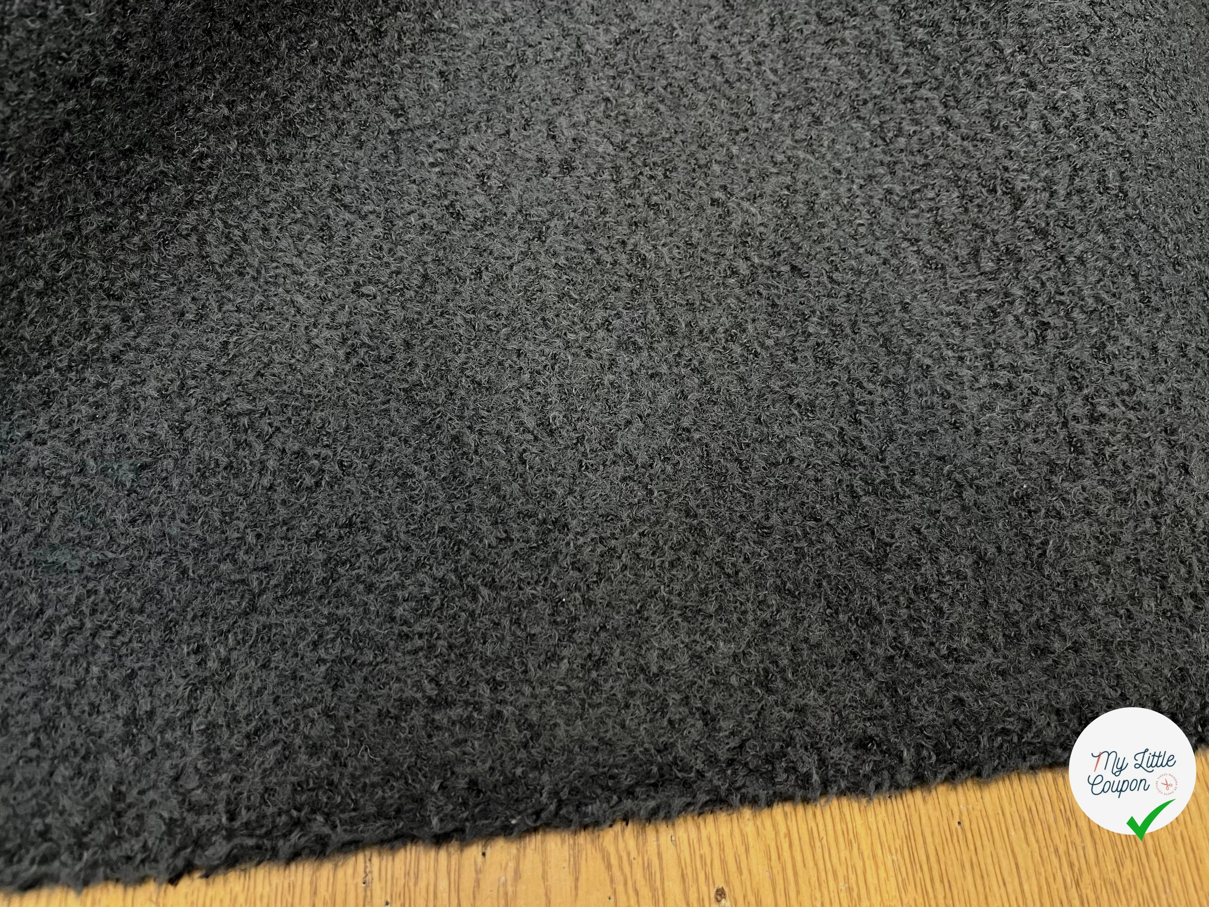 LAINE VIERGE ET BABY LAMA EFFET BOUCLE GRIS CHINE - My Little Coupon